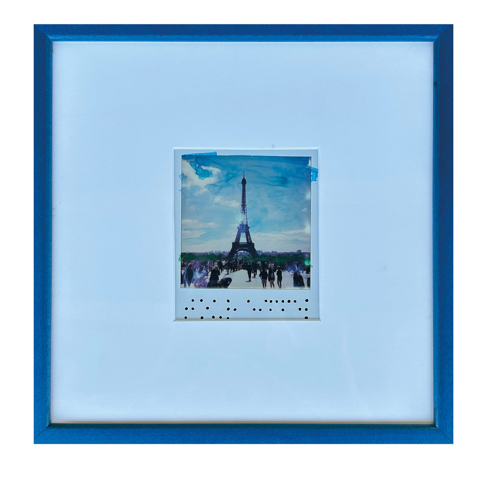 Tour Eiffel Acryl auf Polaroid - Hauptansicht