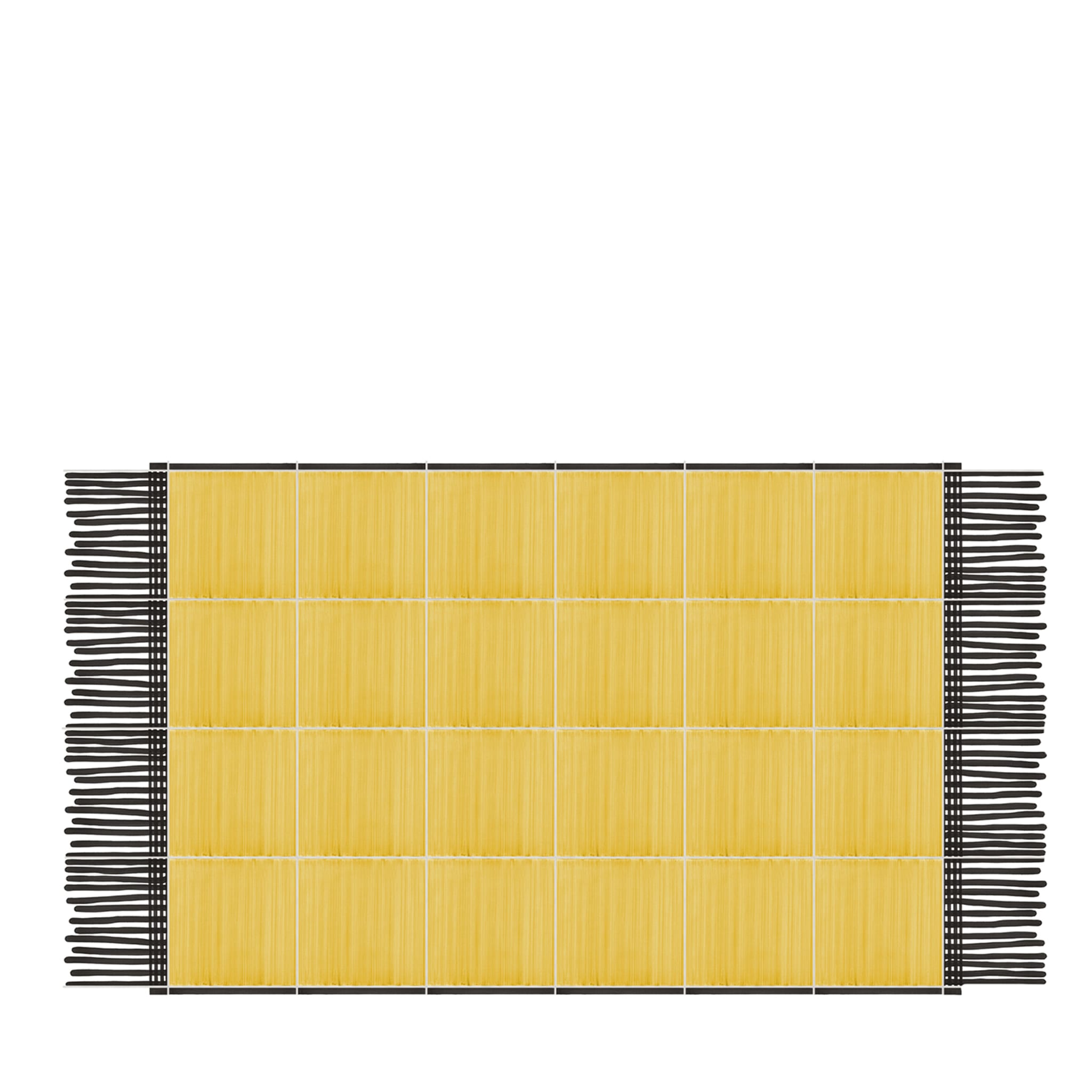 Teppich Total Gelb Keramische Komposition von Giuliano Andrea dell'Uva 160 x 120 - Hauptansicht
