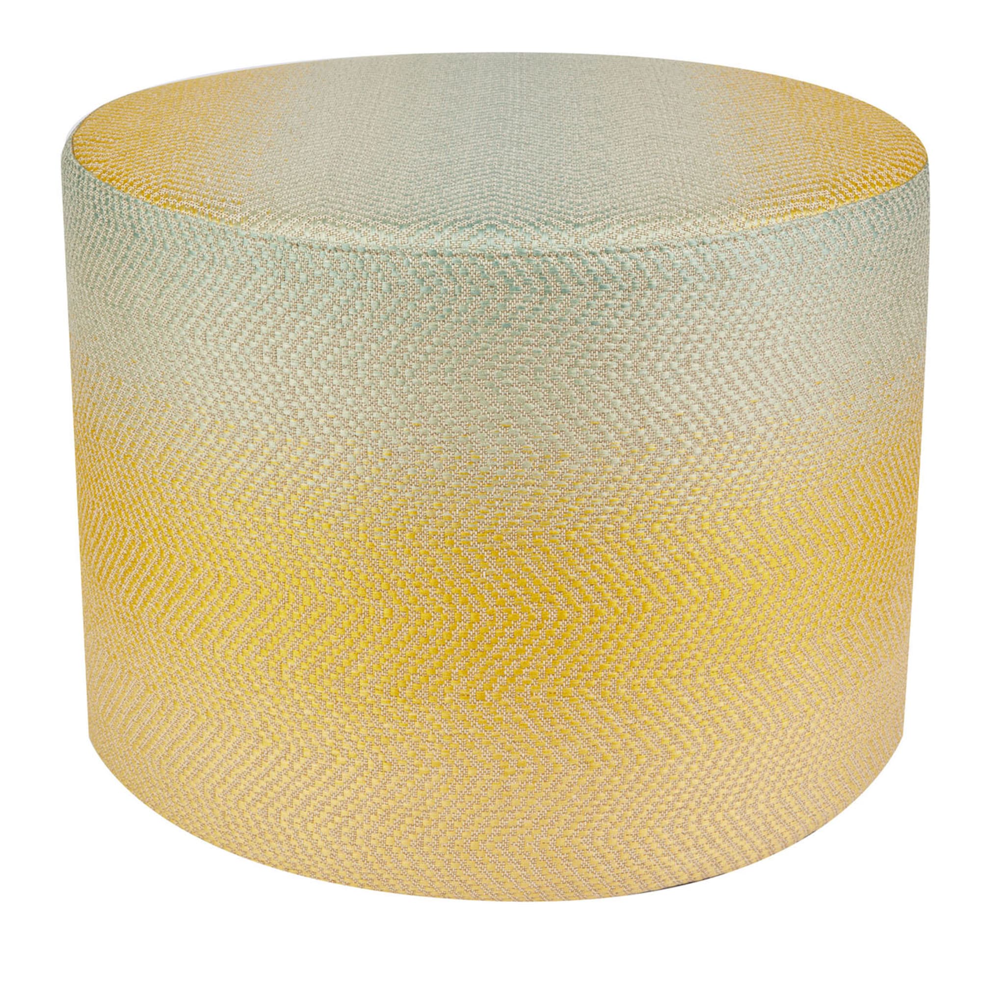 Scia Yellow Cylinder Pouf  - Main view
