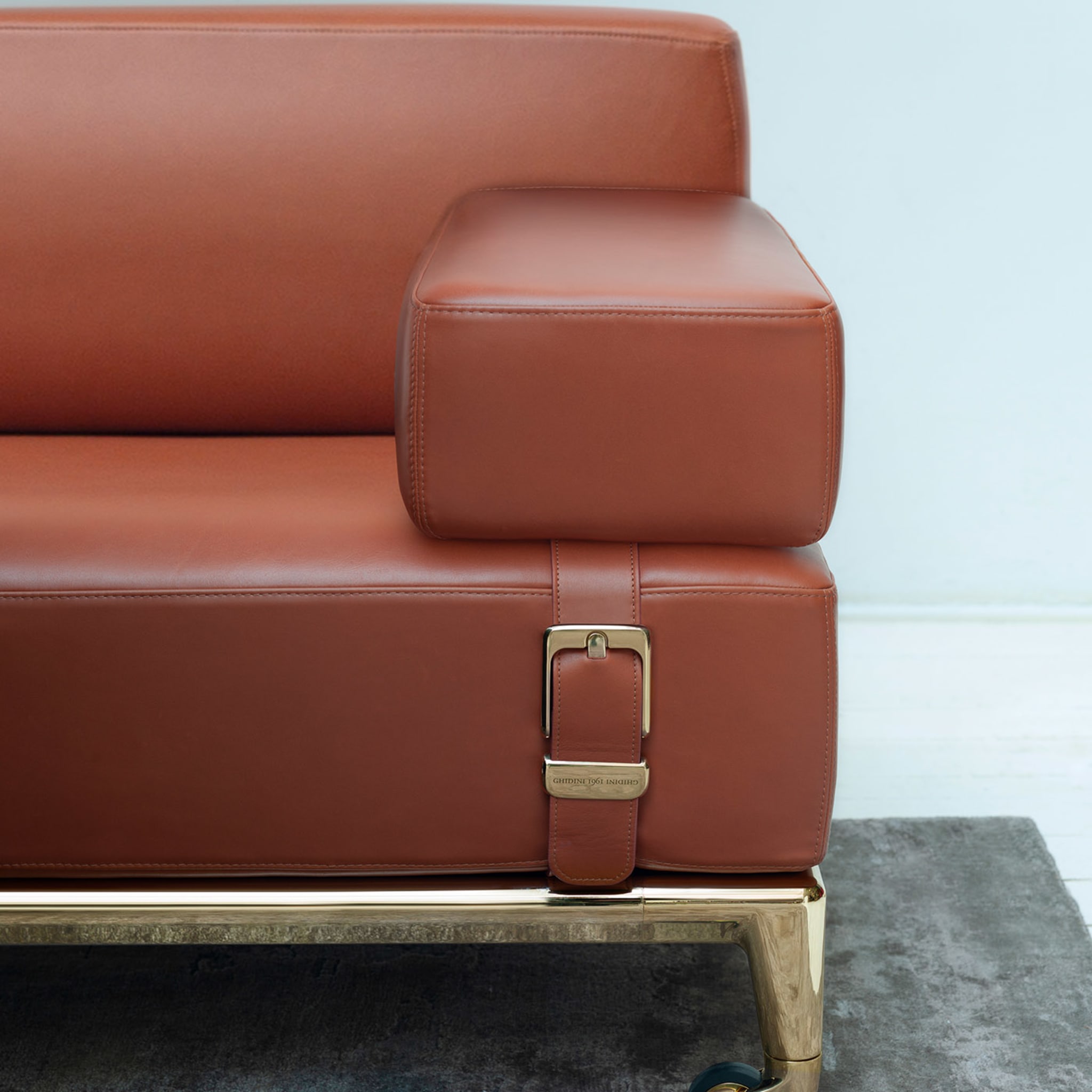Shaker 2-sitzer orange sofa by Stefano Giovannoni - Alternative Ansicht 1