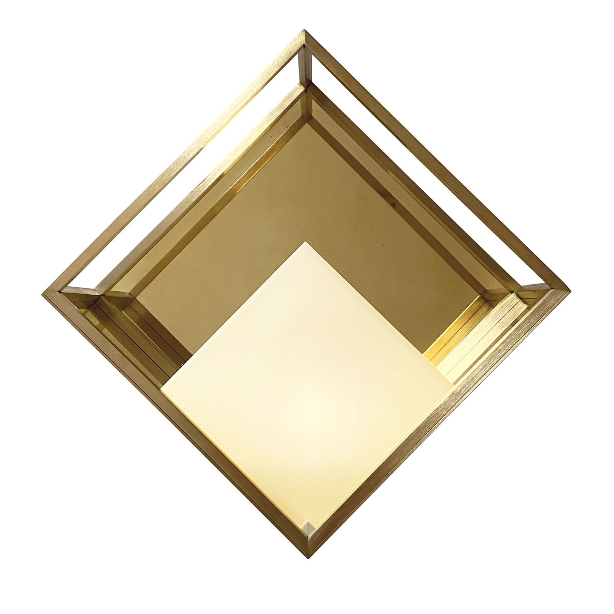 Wiso Brushed Brass Sconce - Main view
