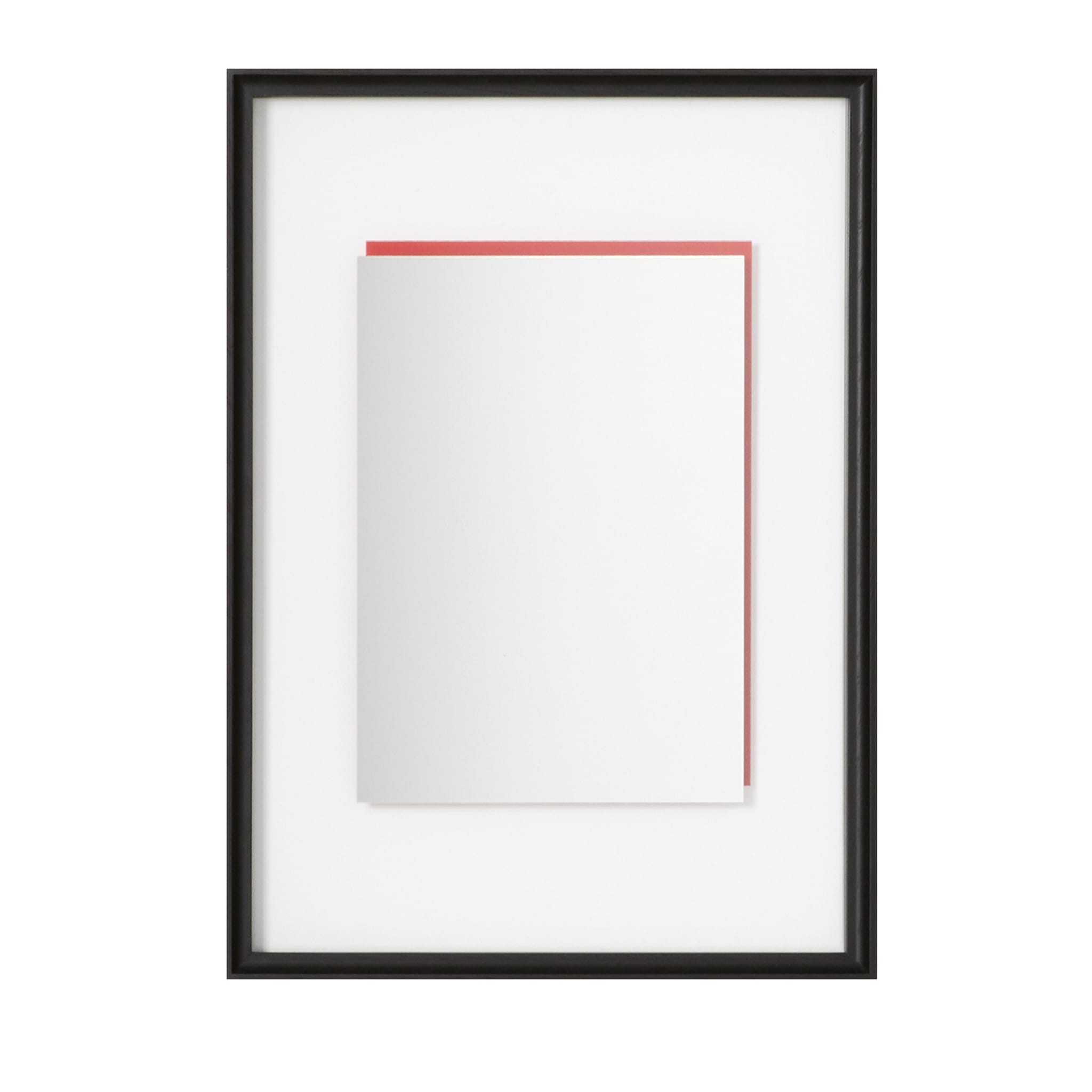 Deadline Who's Afraid of Red Rectangular mirror by Ron Gilad #2 - Main view