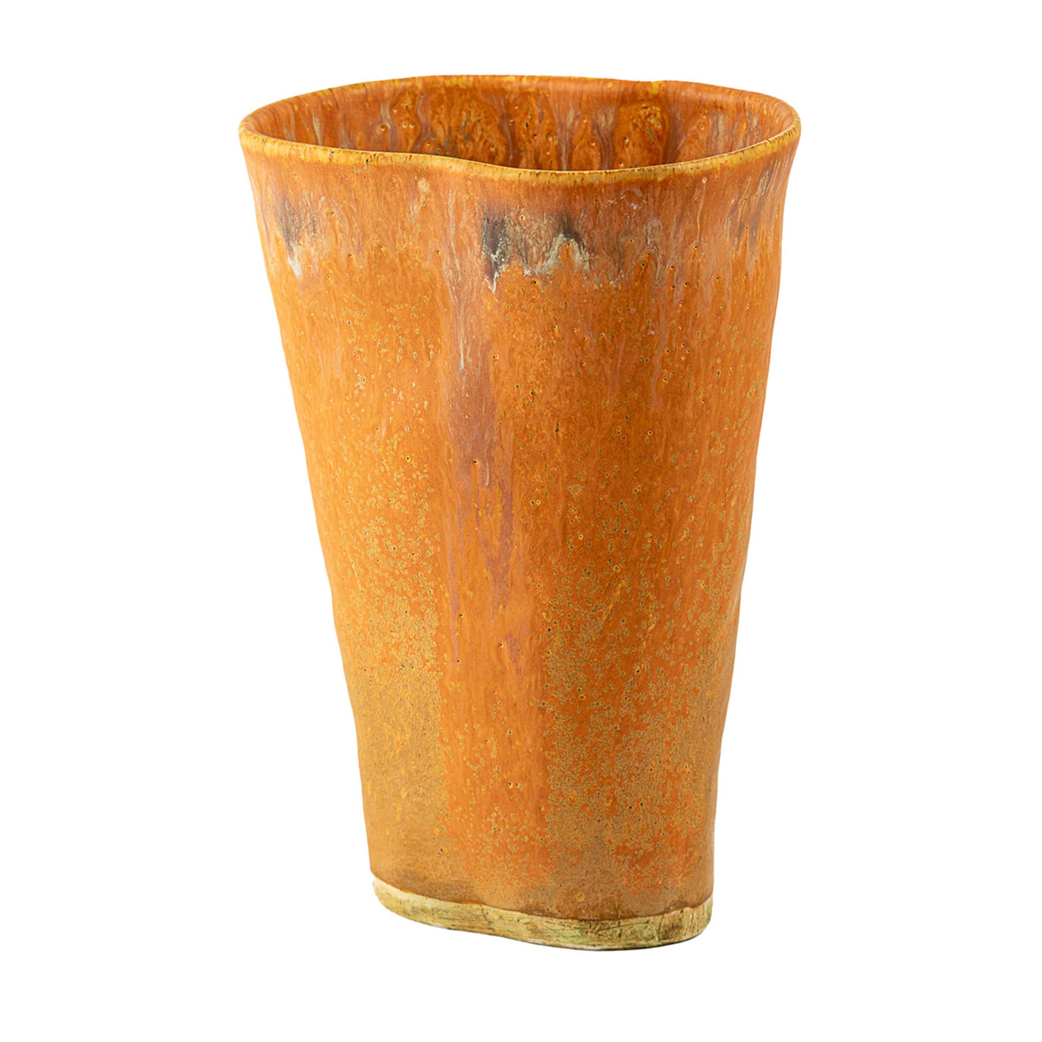  Orange Chalice Vase - Main view