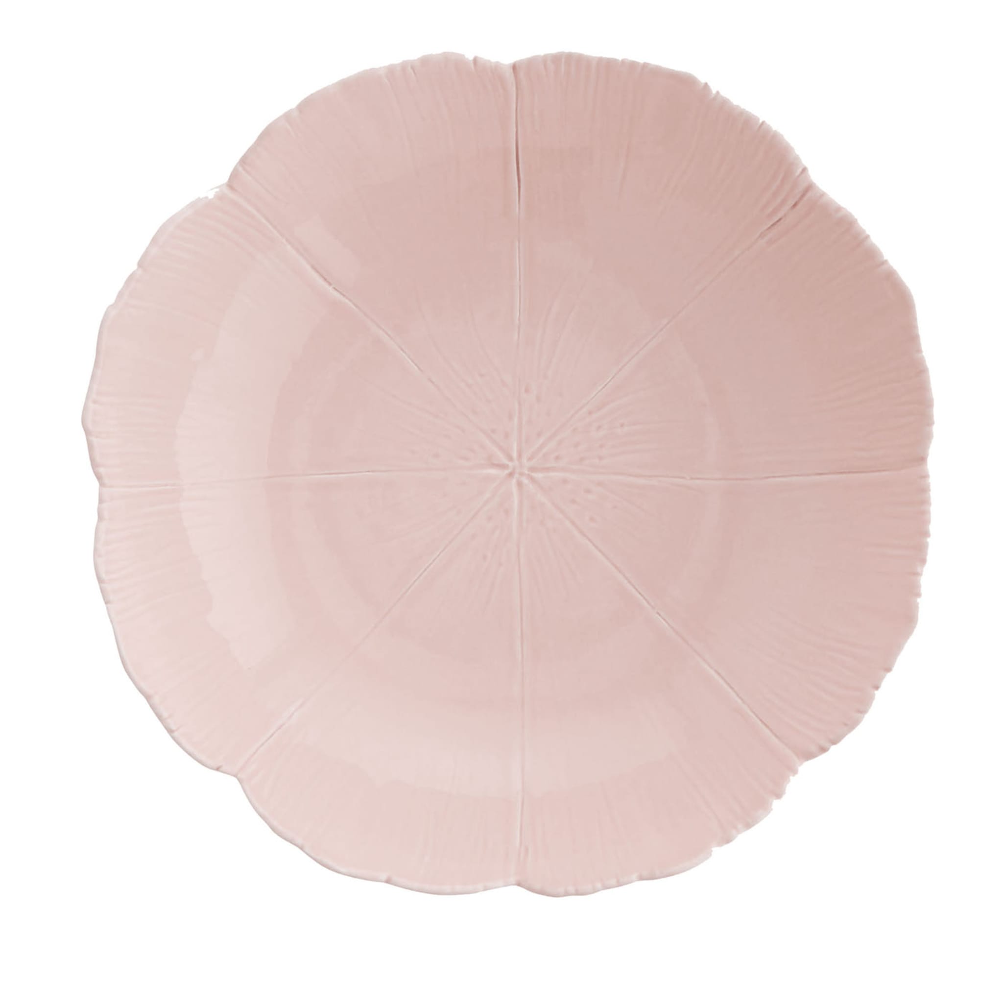 Cherry Blossom Set of 2 Pink Fine Ceramic Pasta Plates - Main view