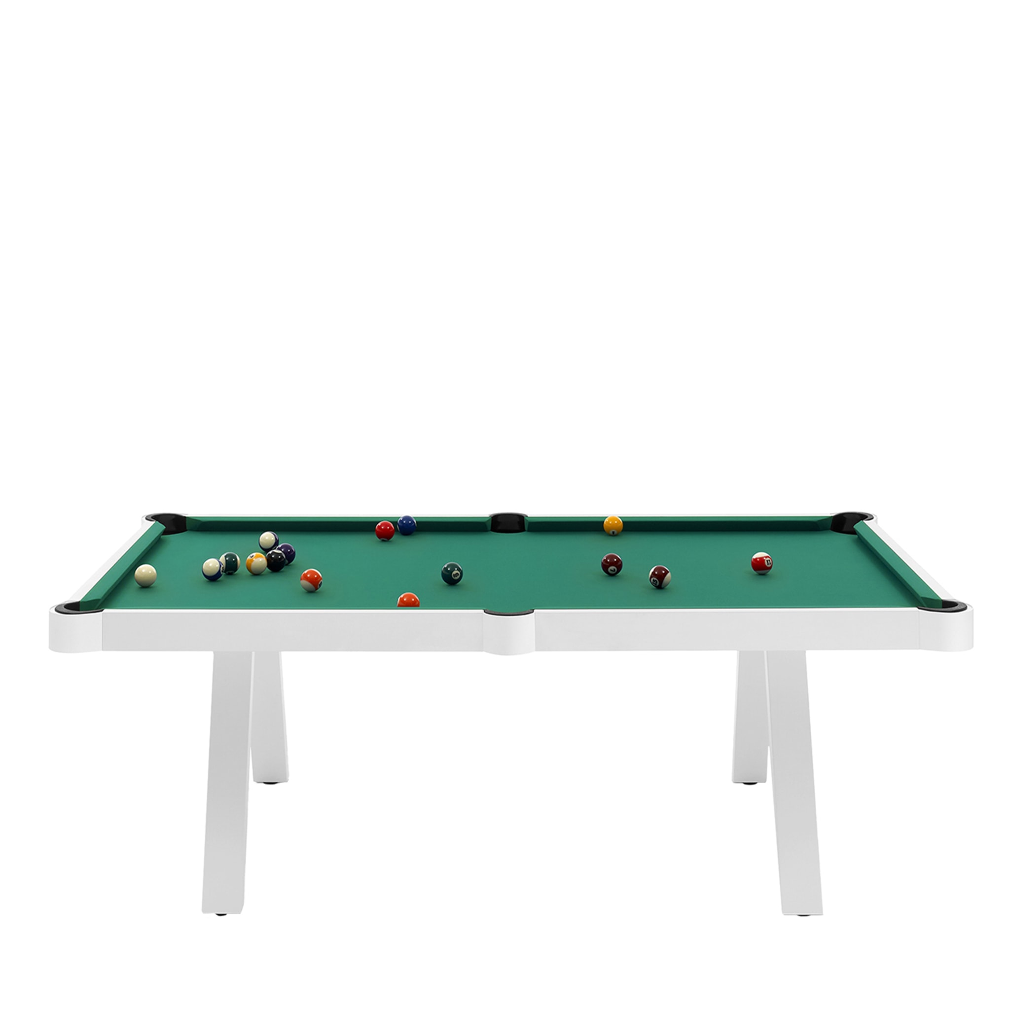 Carambola Etoile 7' White Pool Table by Basaglia + Rota Nodari - Main view
