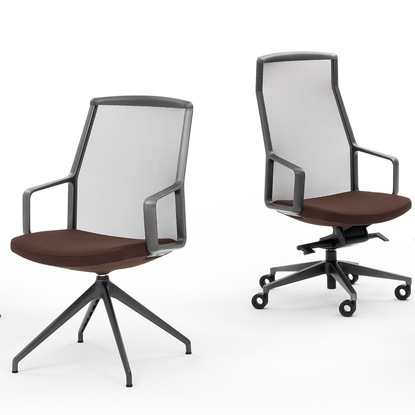 ADELE chestnut EXECUTIVE CHAIR by ORLANDINIDESIGN - Viganò & C.