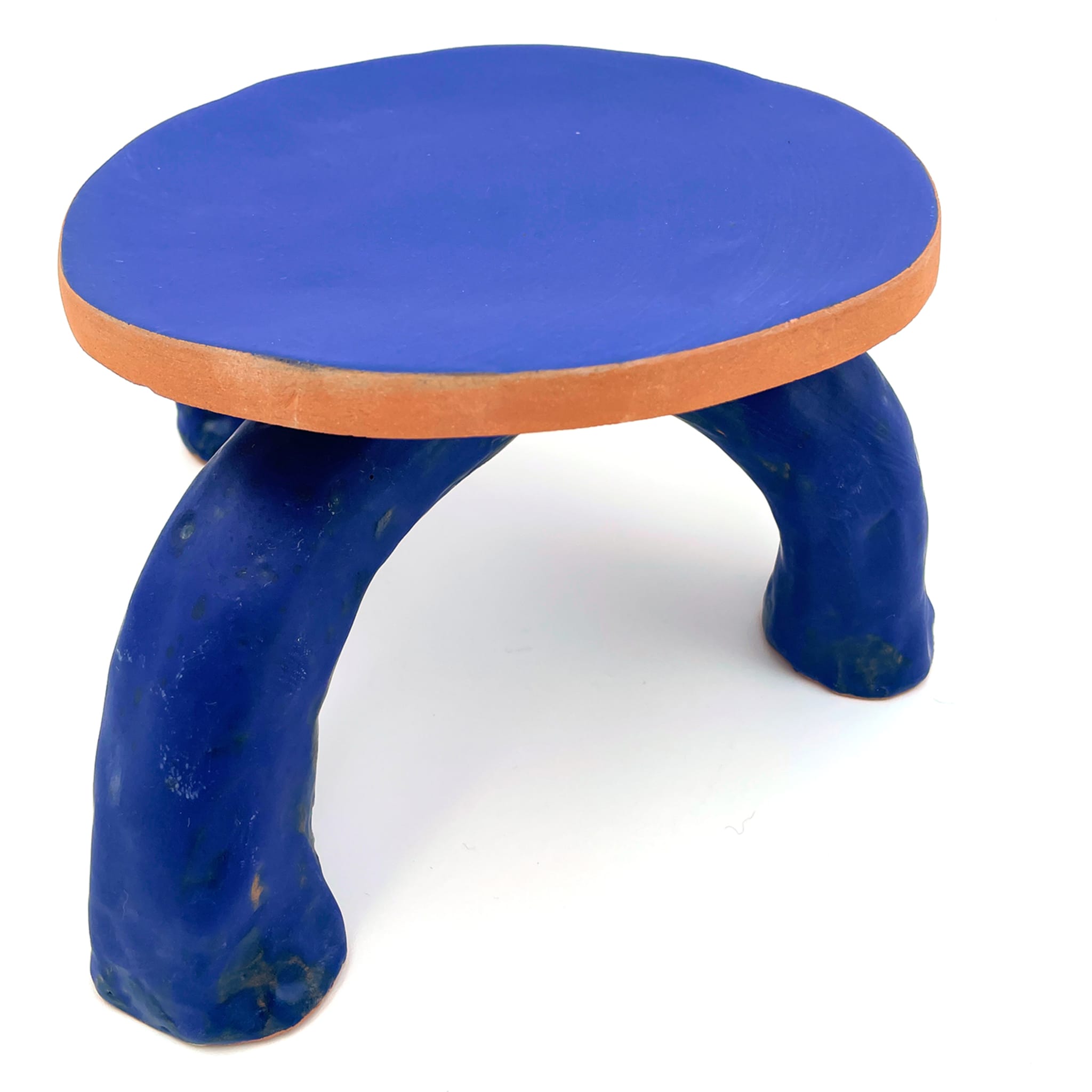 Fungo 3-legged Egyptian Blue and Matte Blue Cake Stand - Alternative view 5