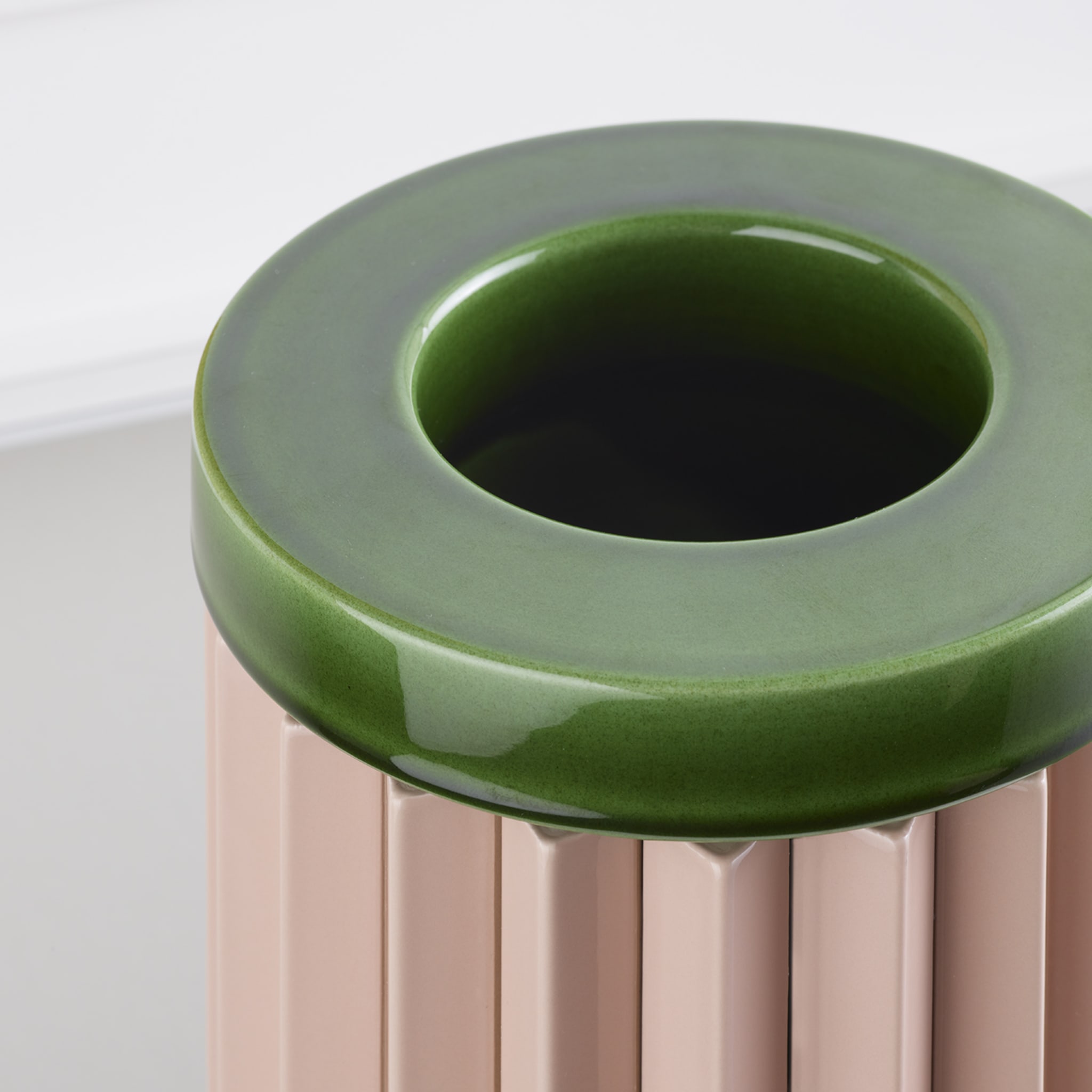Rombini A Green and Rose Vase by Ronan & Erwan Bouroullec - Alternative view 1