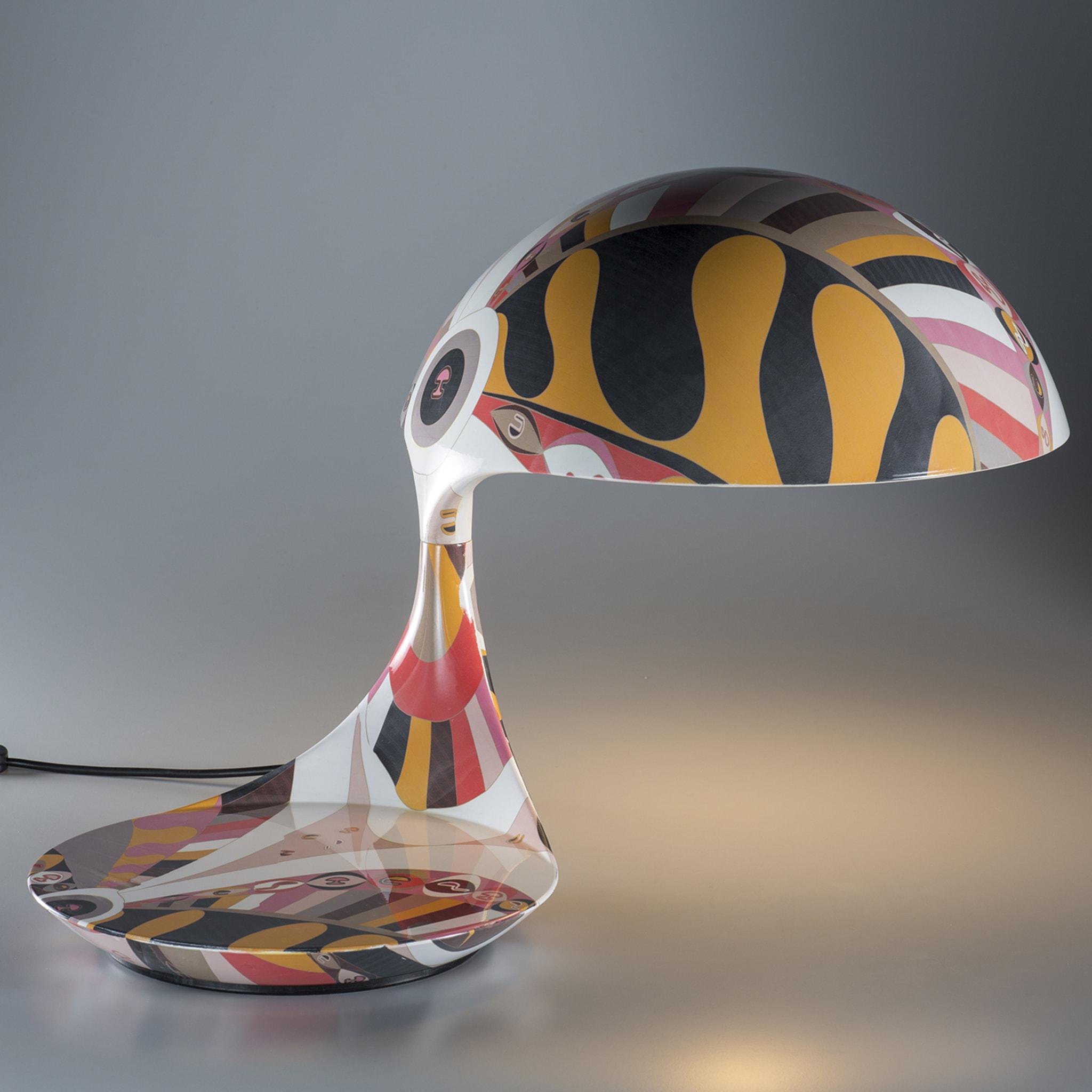 Cobra Texture Polychrome Table Lamp by Massimo Farinatti - Alternative view 2