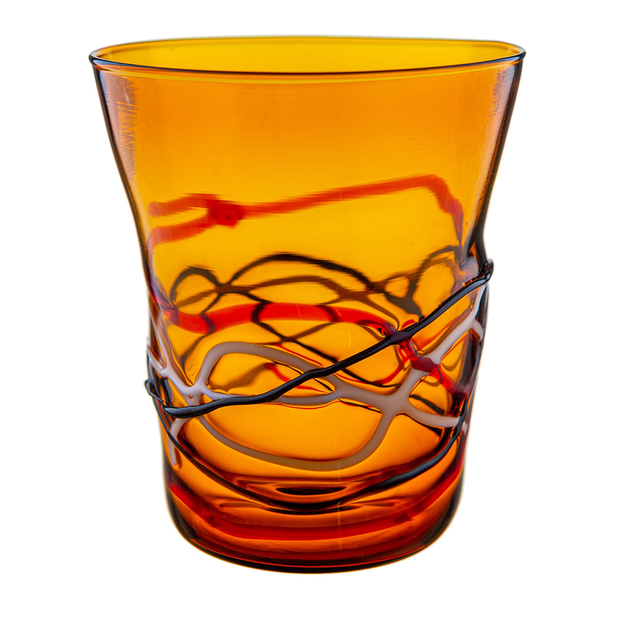 Set of two Diverso Orange glasses - Main view