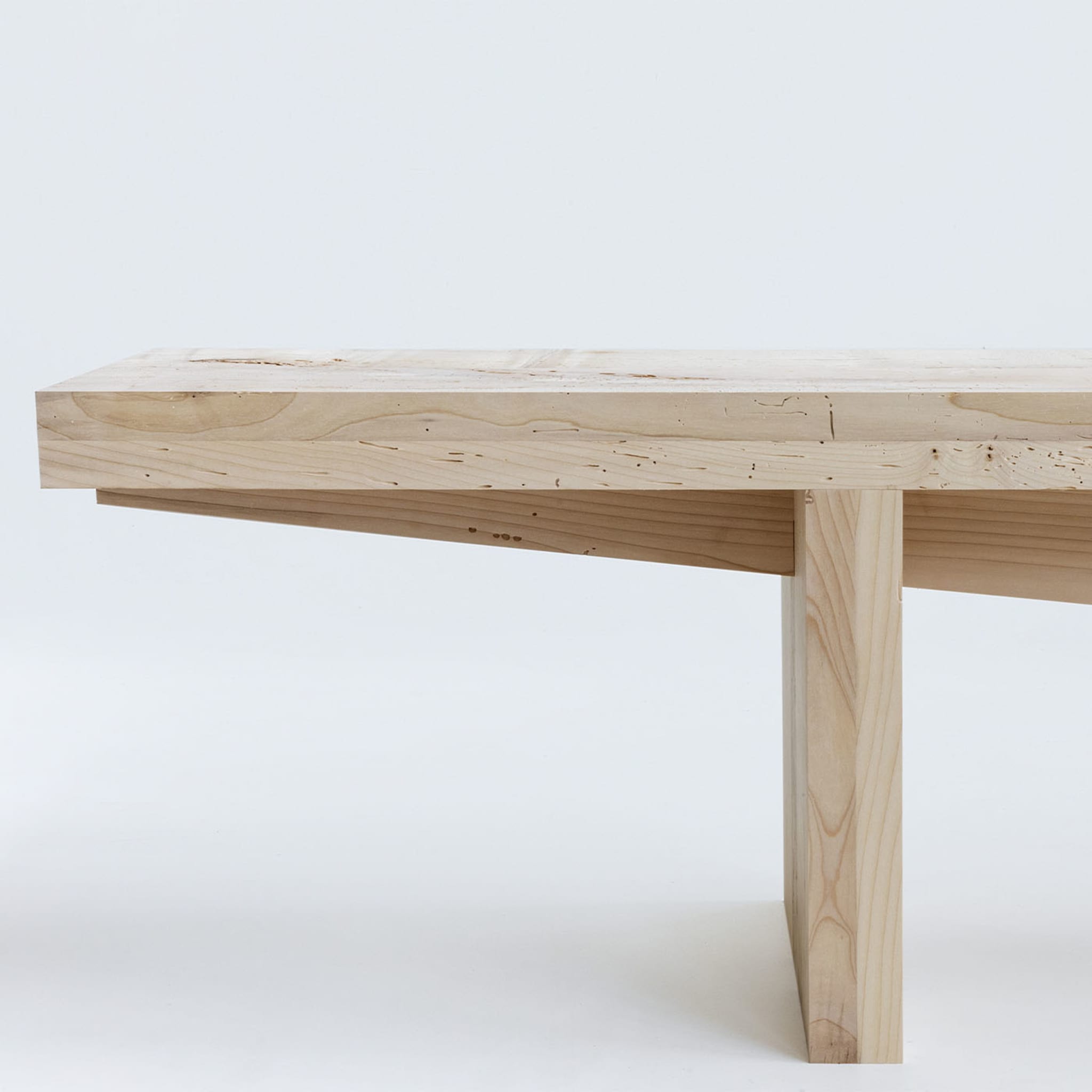Panchina in legno Alalunga di Giulio Iacchetti - Vista alternativa 3