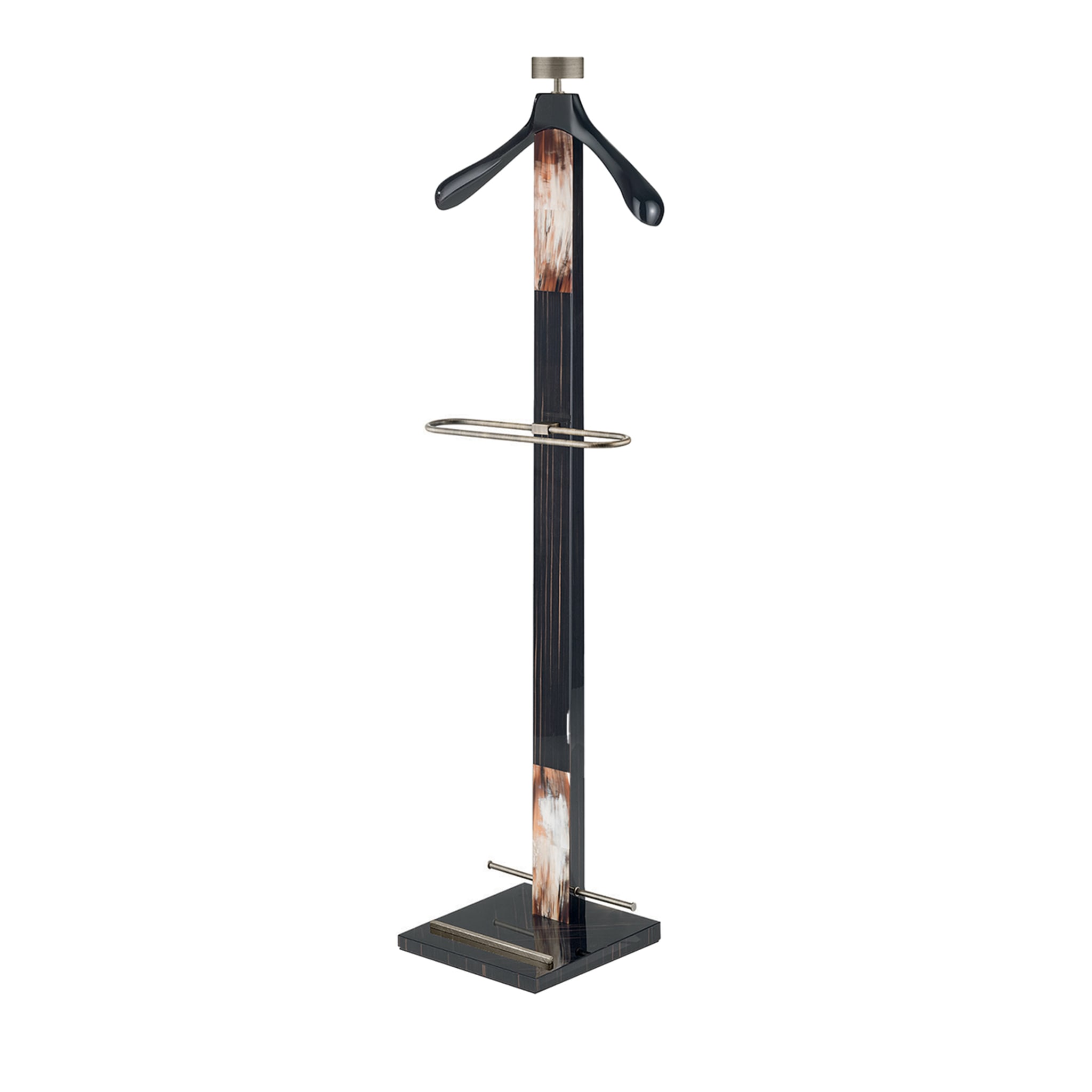 Levanzo Ebony Valet Stand with Horn Inlays - Main view