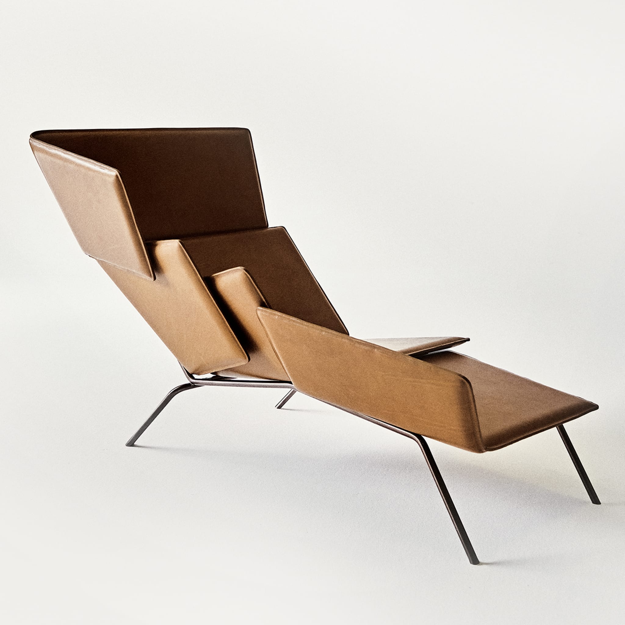 Blade Brown Chaise Longue by Ludovica + Roberto Palomba - Alternative view 2