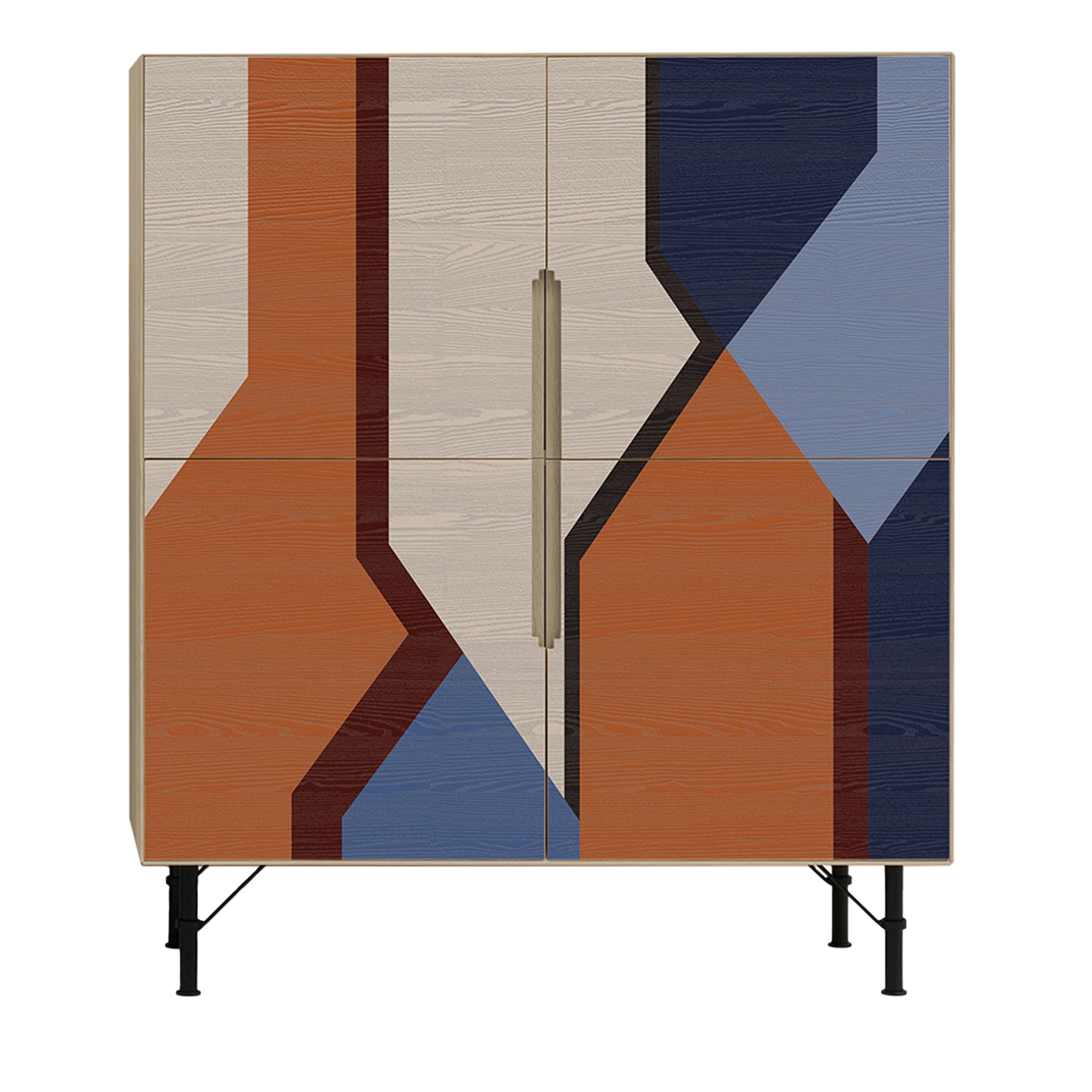 Color Field 4-Doors Polychrome Cupboard #2 - Main view