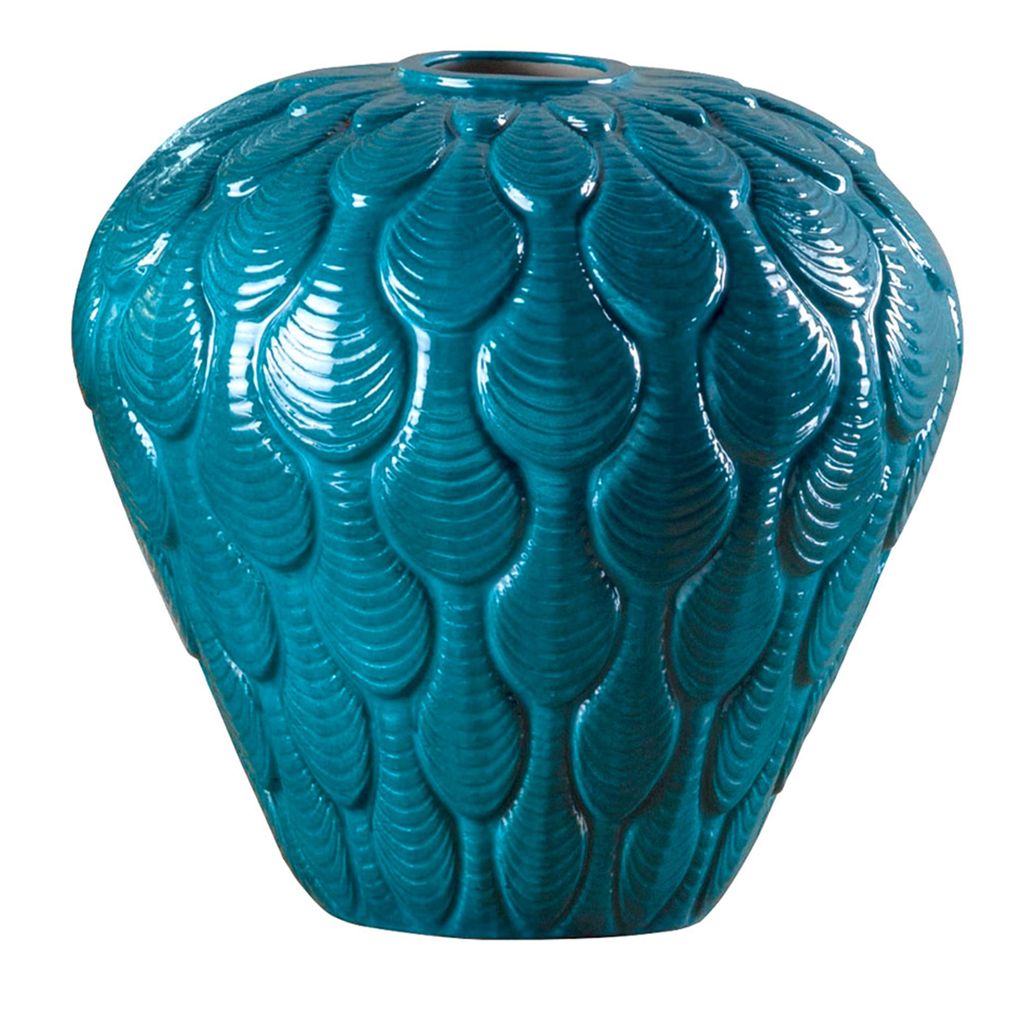 SMALL COQUILLE VASE - BLUE - Main view