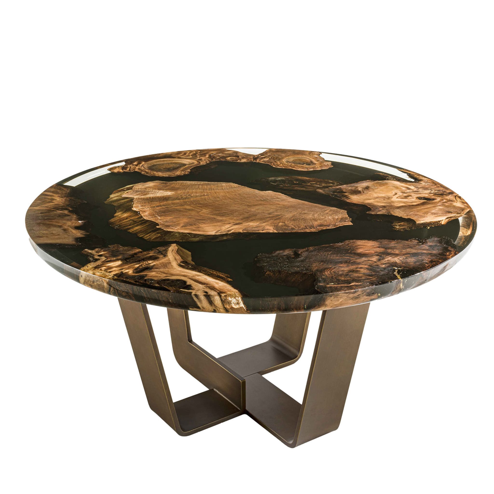 Tavolino rotondo Kohi Kauri di Terry Dwan - Vista principale