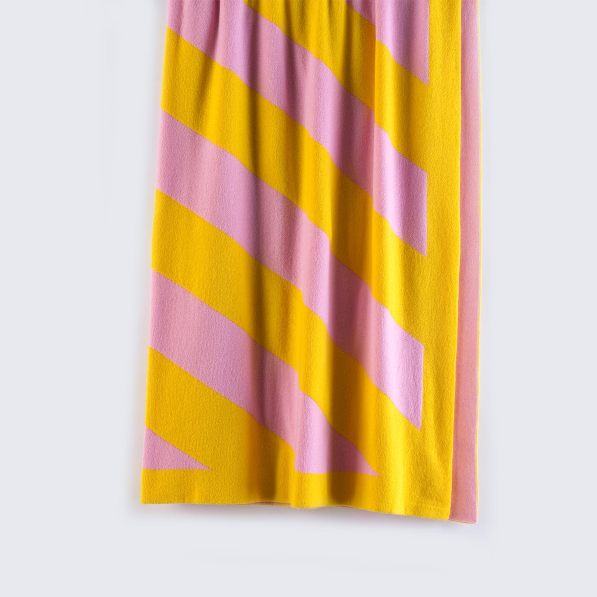 Couverture jaune bonbon et rose - Vue alternative 4