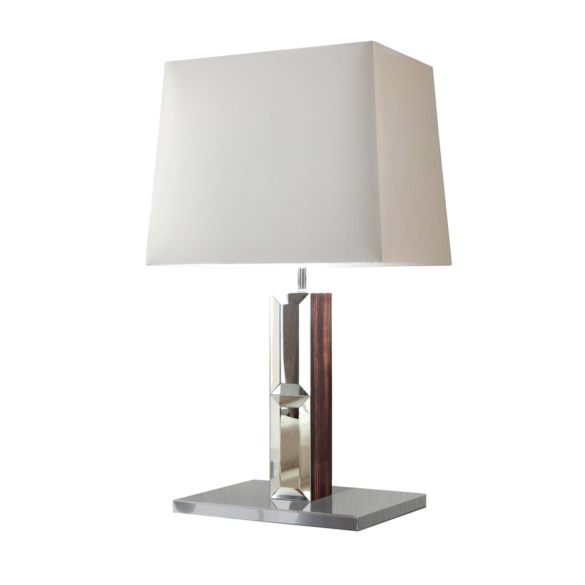 Medium Chromed Table Lamp - Main view