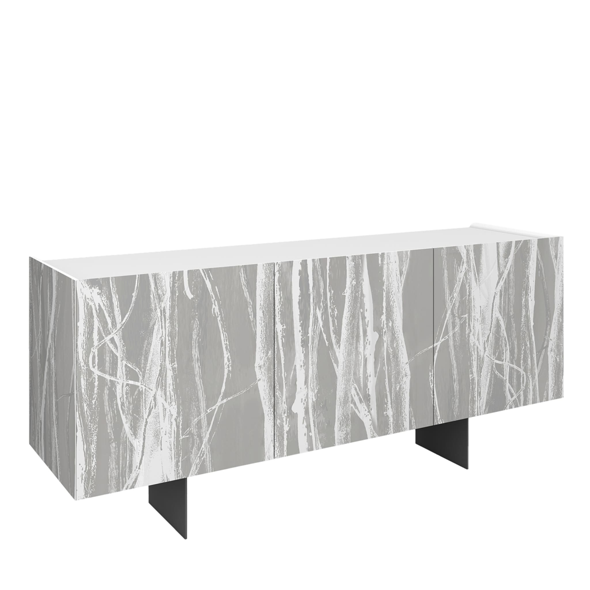 Wall Dress Forest 3-Door Gray Sideboard - Main view