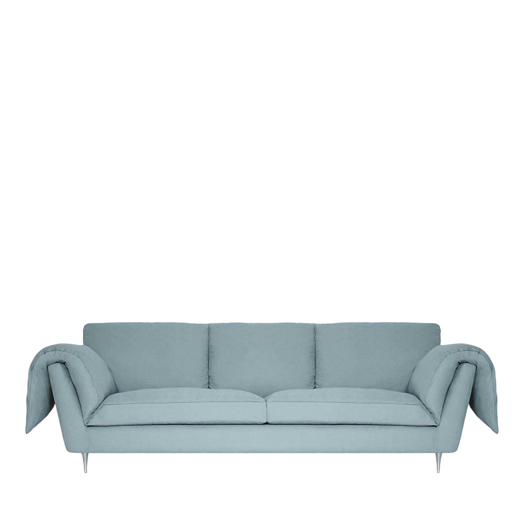 Casquet in Mandelgrün 3-Sitzer Bio Sofa - Hauptansicht