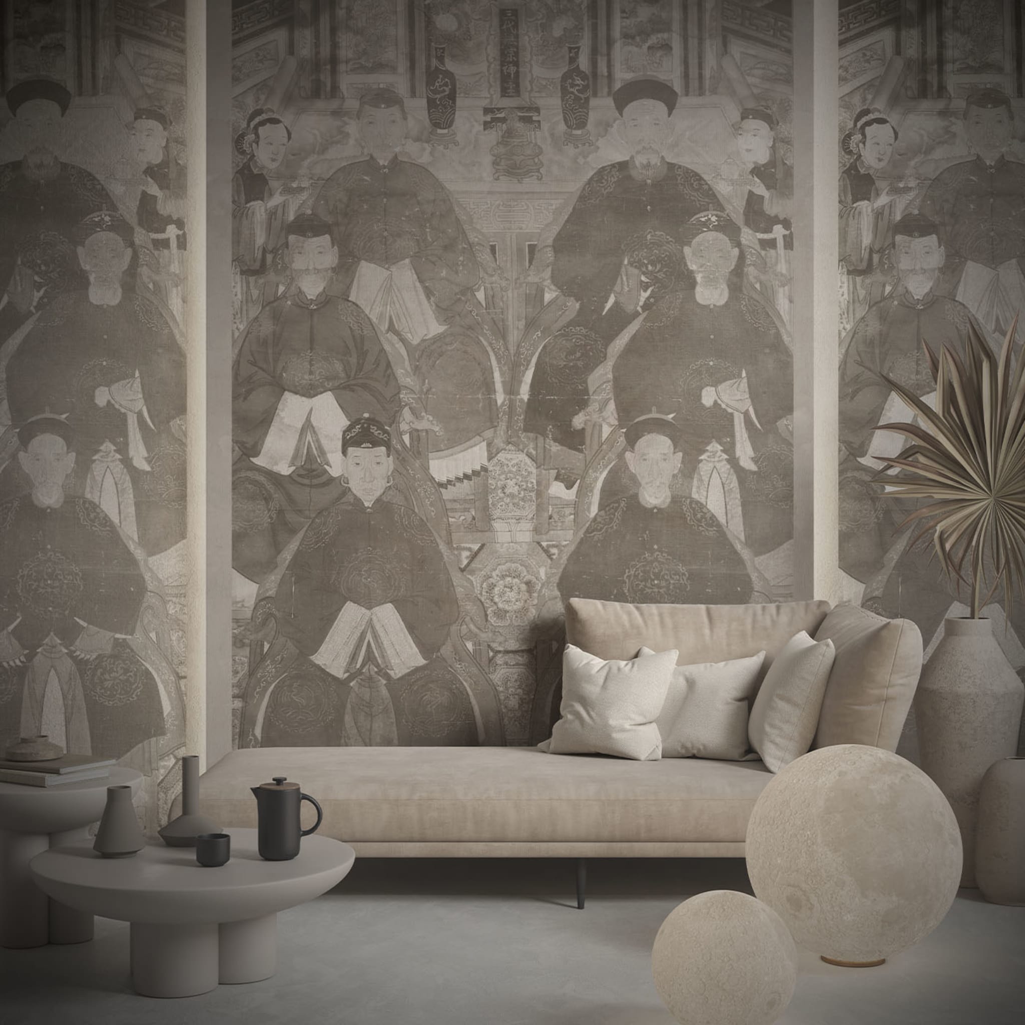 Timeless23 Dinastia Gray Wallpaper - Alternative view 1