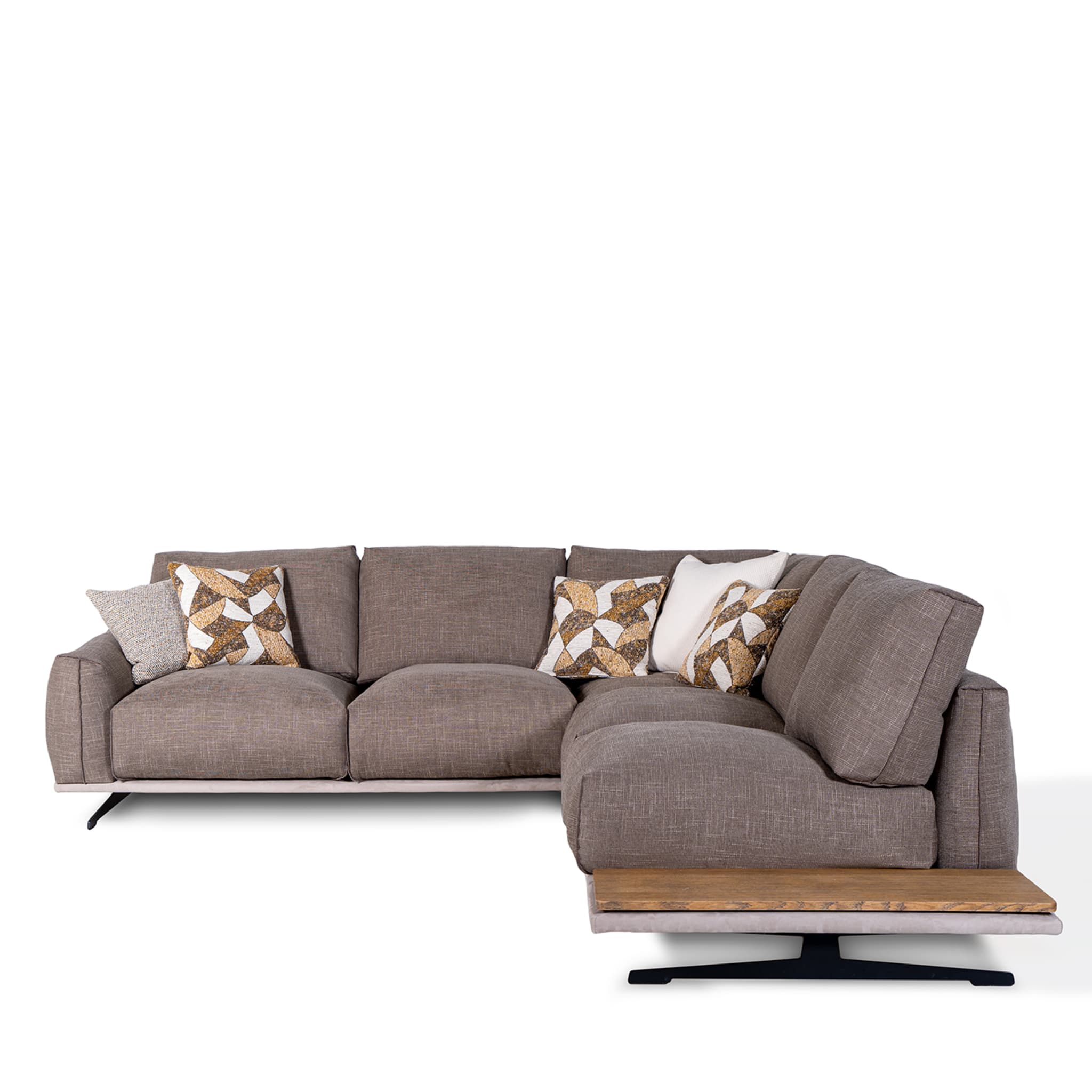 Boboli Bworn Corner Sofa with Side Table - Alternative view 4