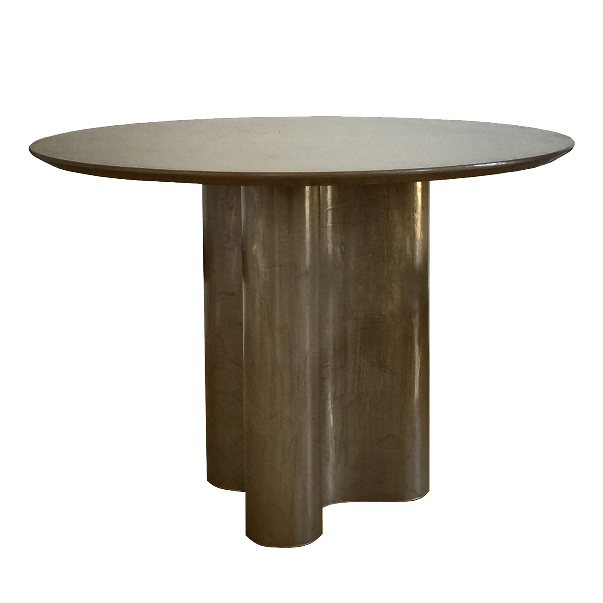 Table ronde en bronze liquide Giorgia - Vue principale