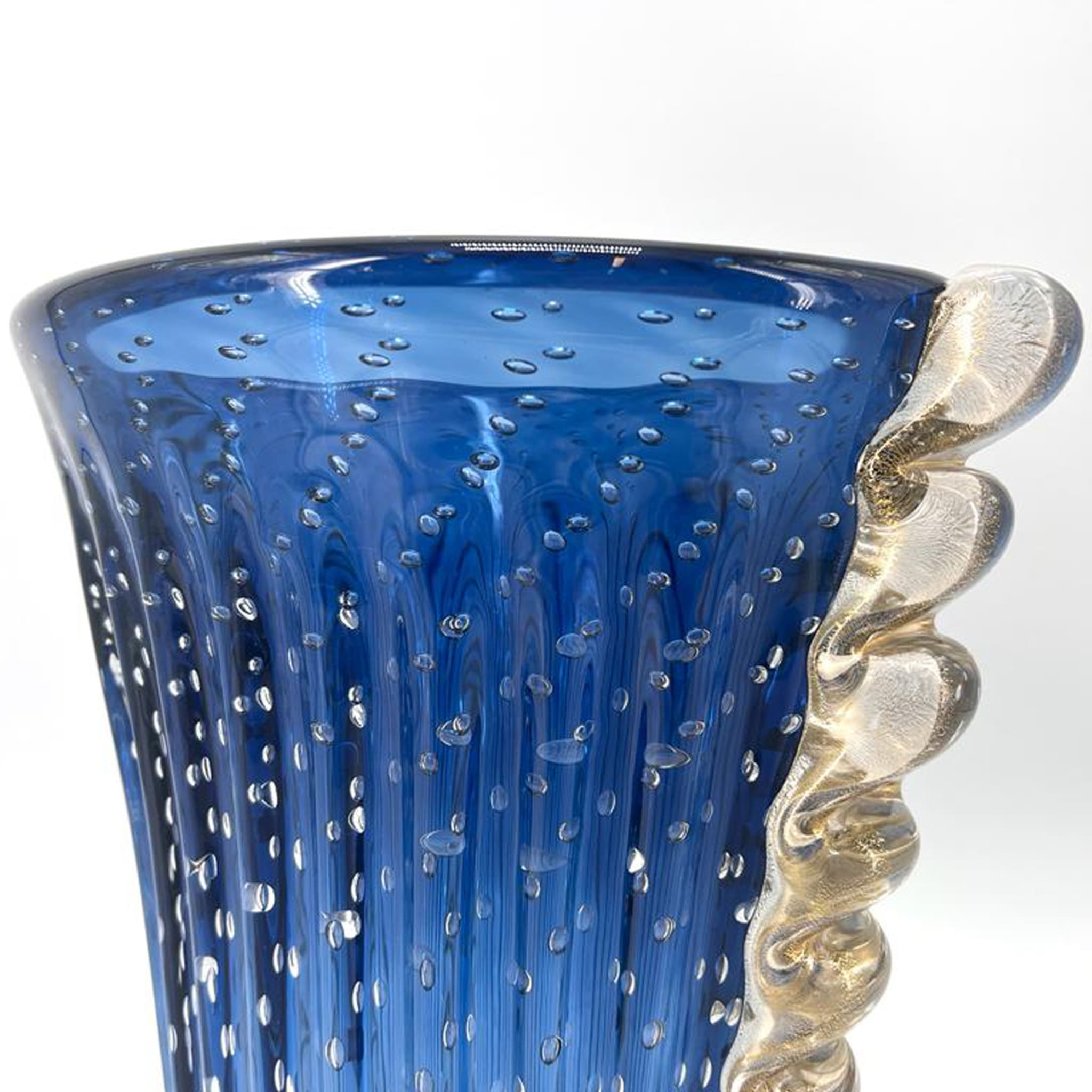 Vase en forme de V Submerged-Balloton bleu marine &amp; transparent - Vue alternative 1