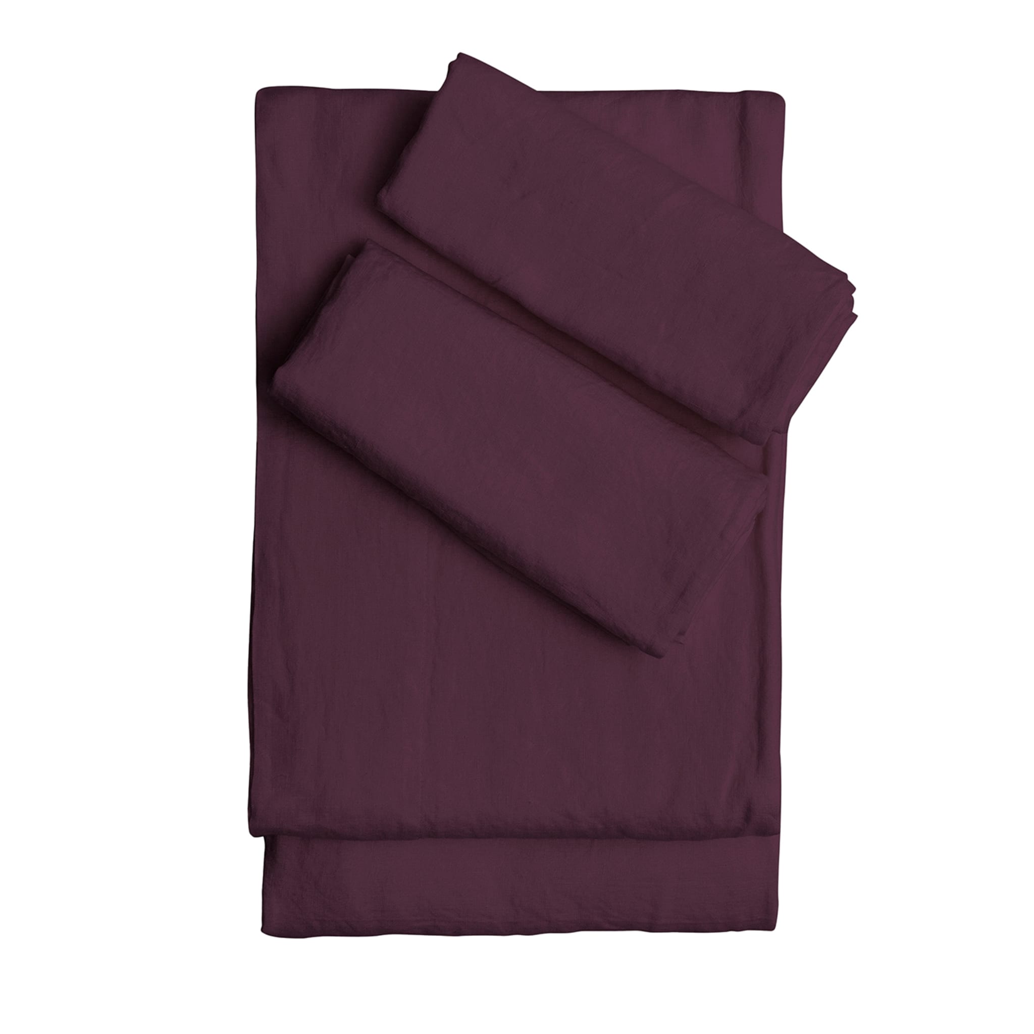 Black-Cherry King-Size Bed Linen Set - Main view