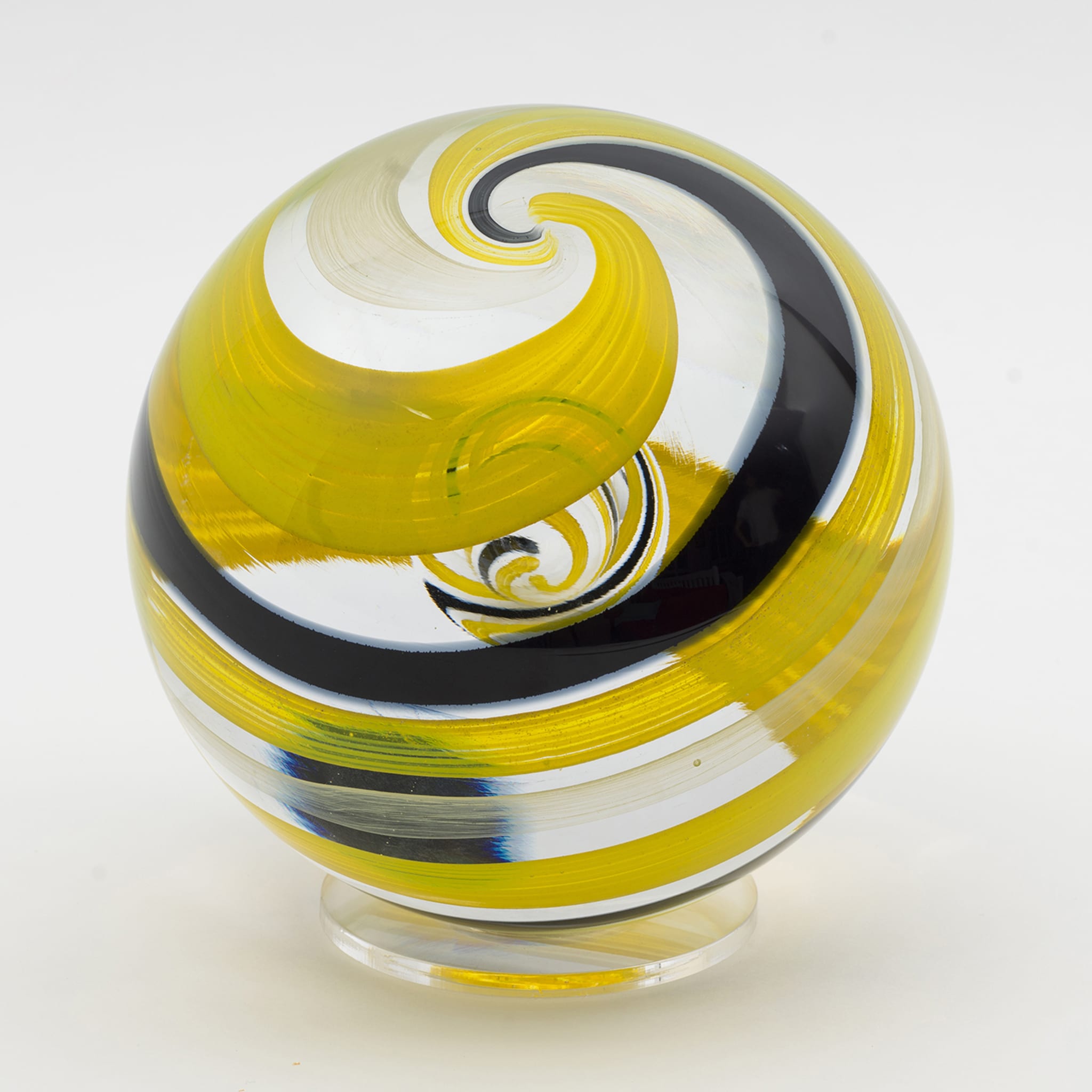 Sphère en verre doré - Vue alternative 2