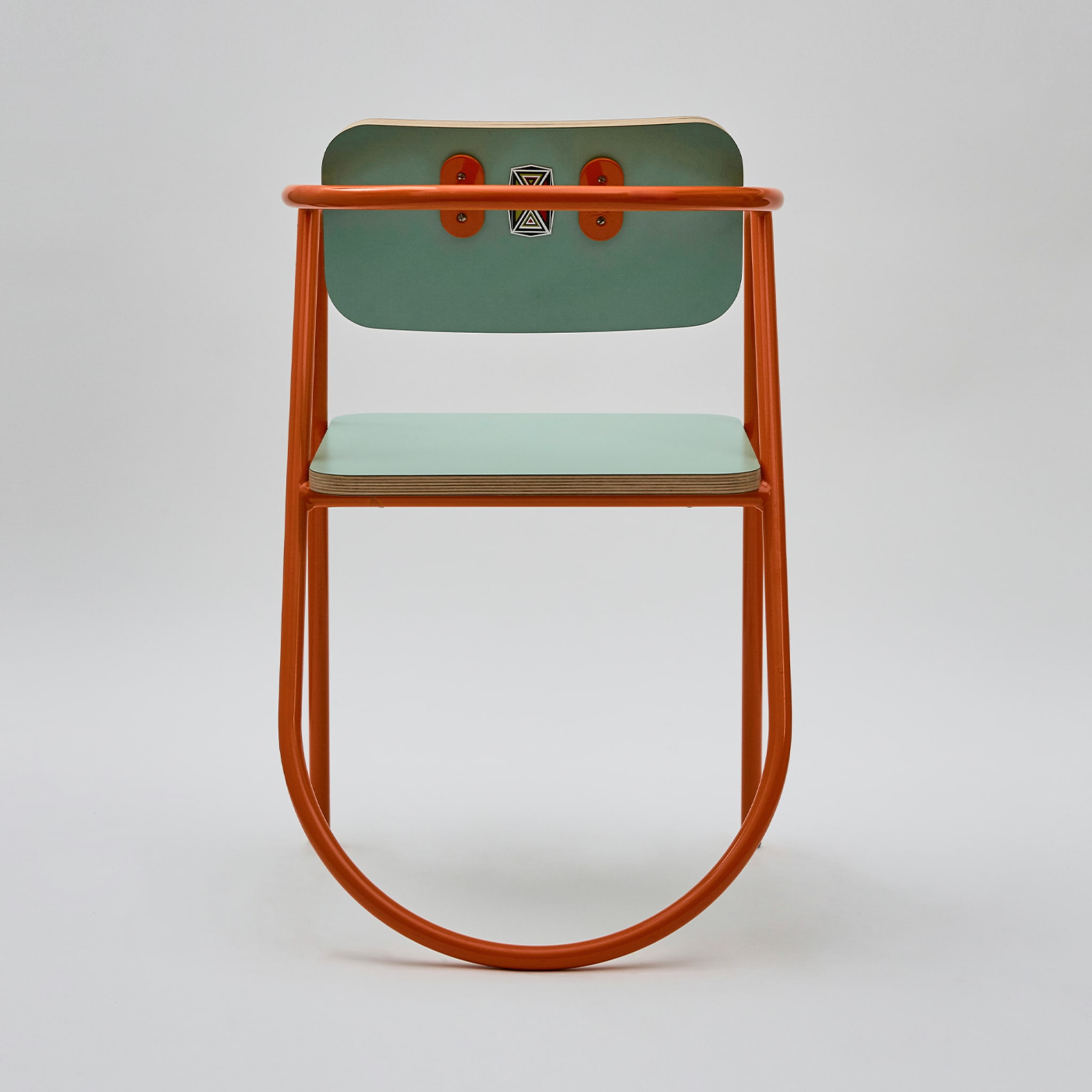 La Misciù Orange & Teal Chair - Alternative view 2