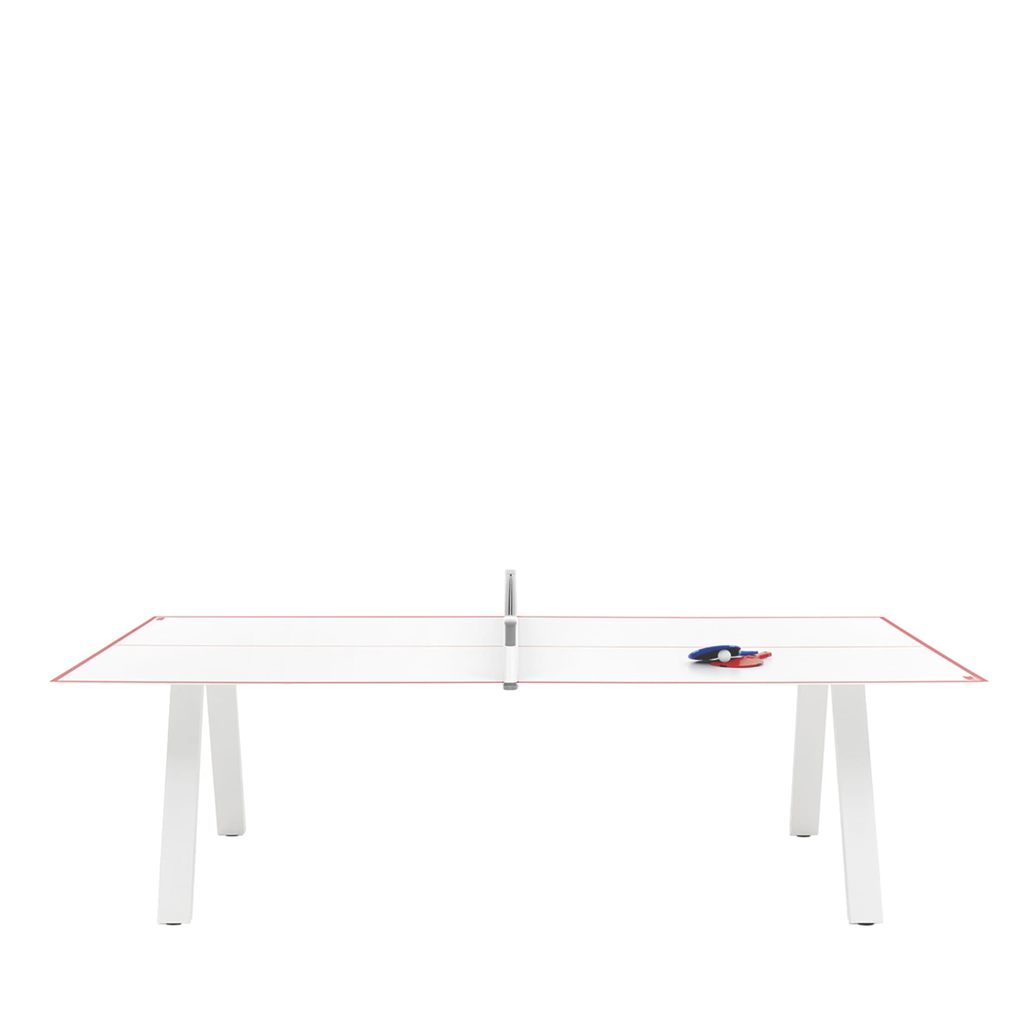 Grasshopper Outdoor White Ping Pong Table by Basaglia + Rota Nodari - Main view