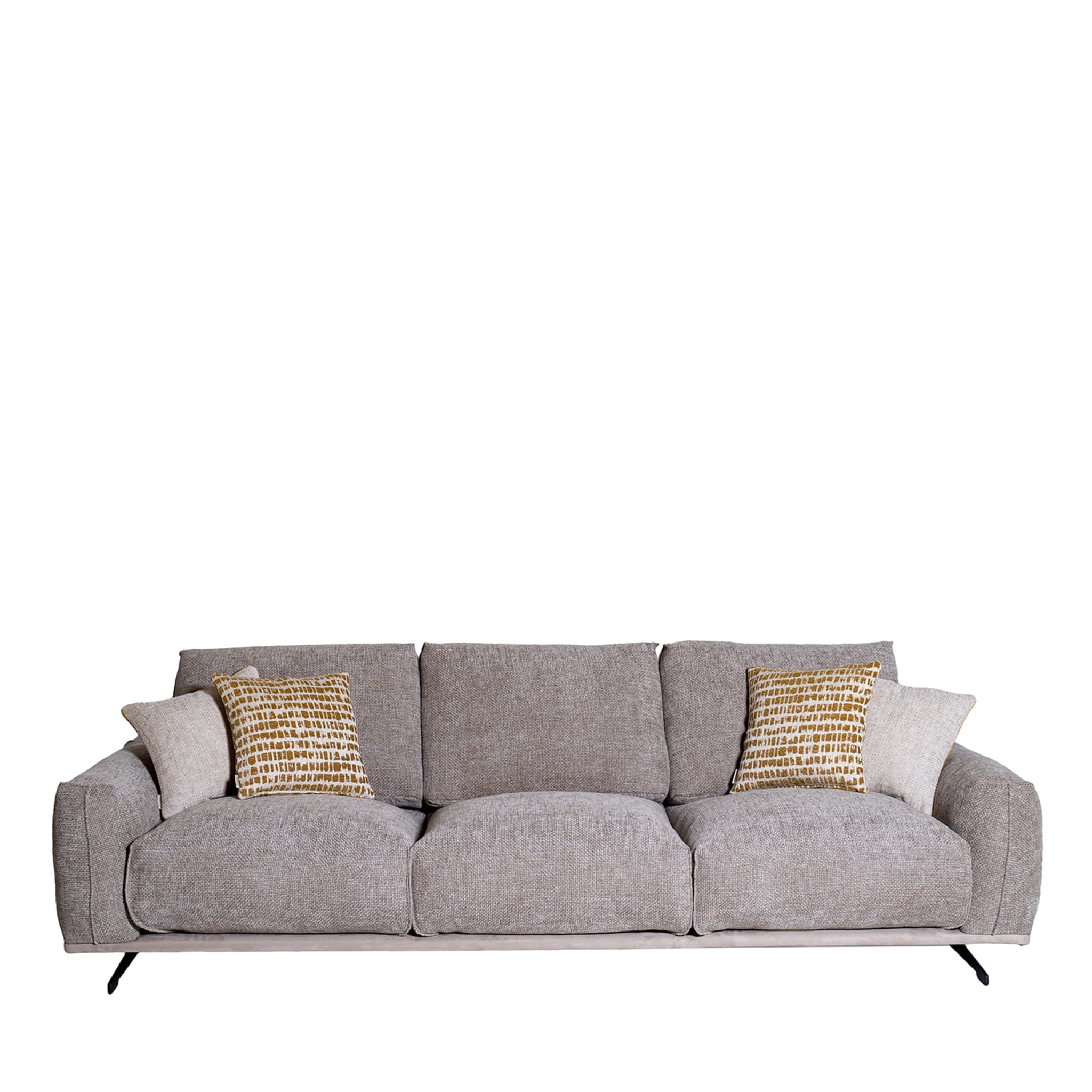 Boboli 3 Seater Gray Sofa - Main view
