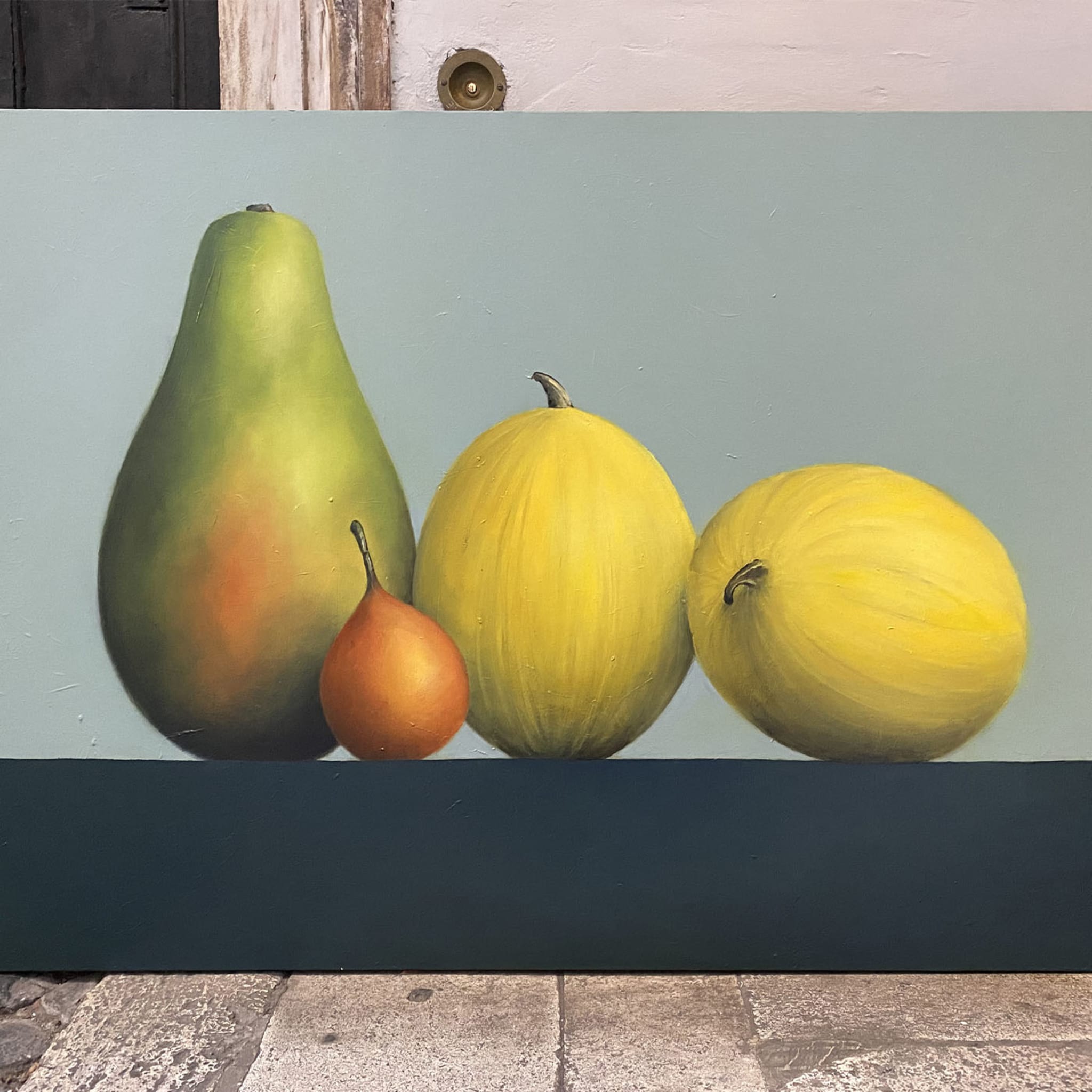 Komposition mit tropischen Früchten #1 Gemälde - Alternative Ansicht 1