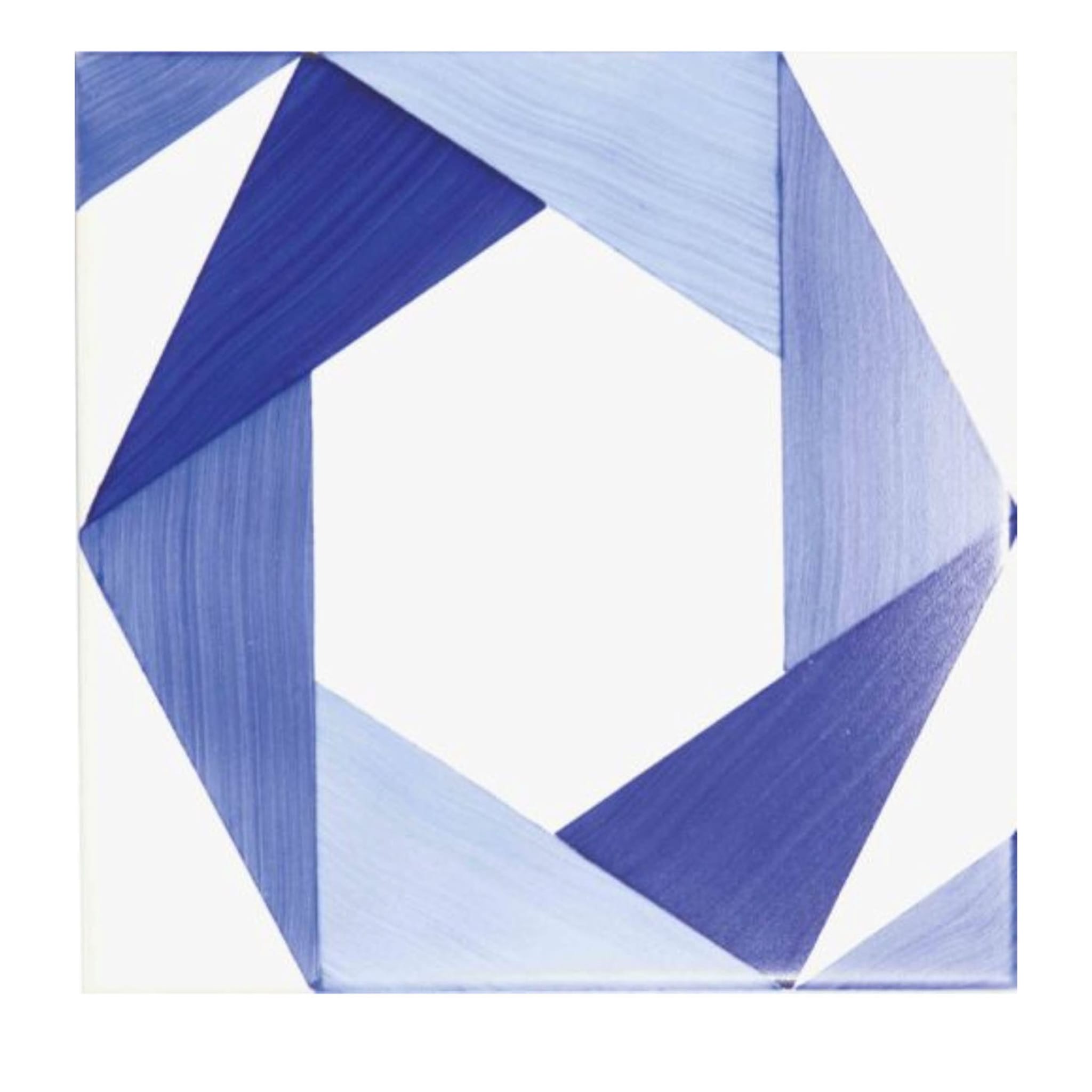 Set of 25 Bauhaus Blue Type 10 Tiles - Main view