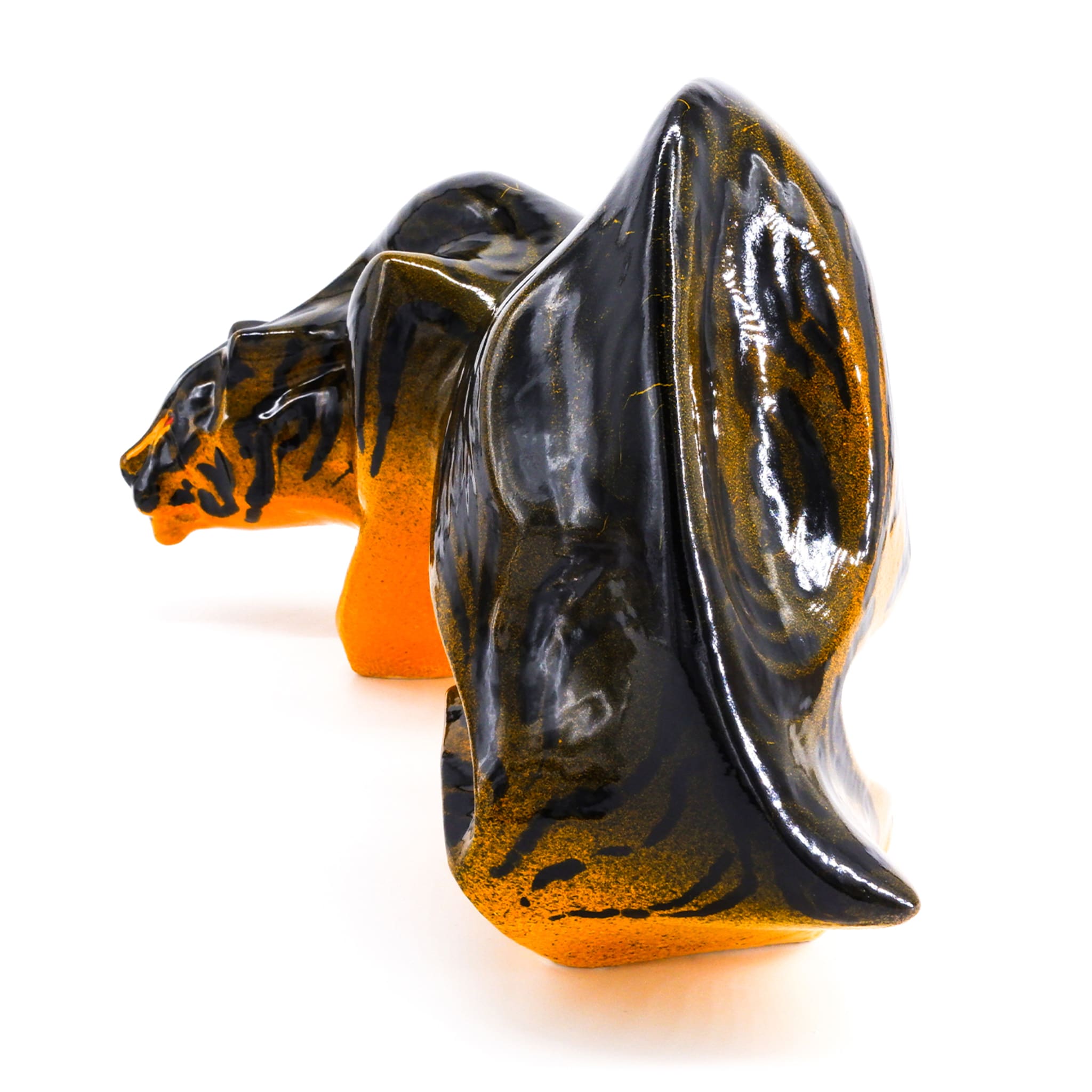 Tora black and orange sculpture - Alternative view 5
