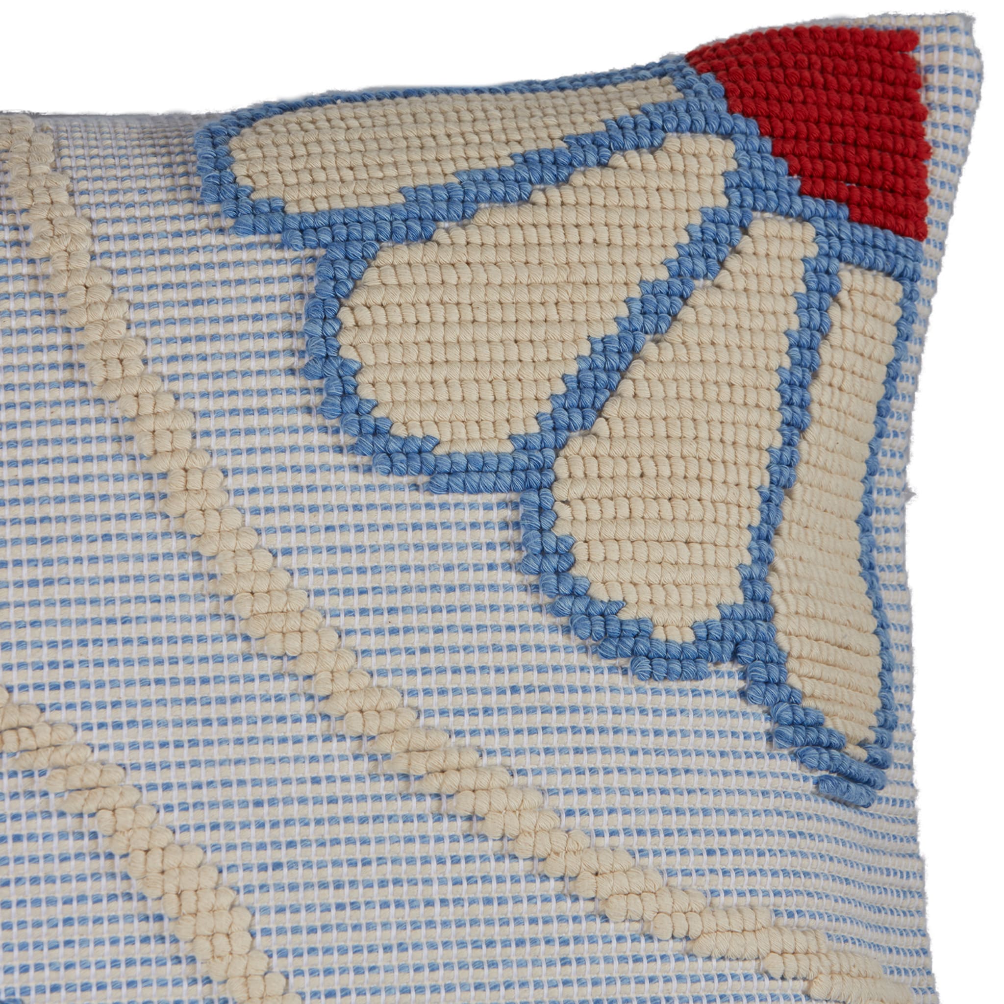Azurblauer kissenbezug Margherita quadratisch von Carlo Sanna - Alternative Ansicht 1