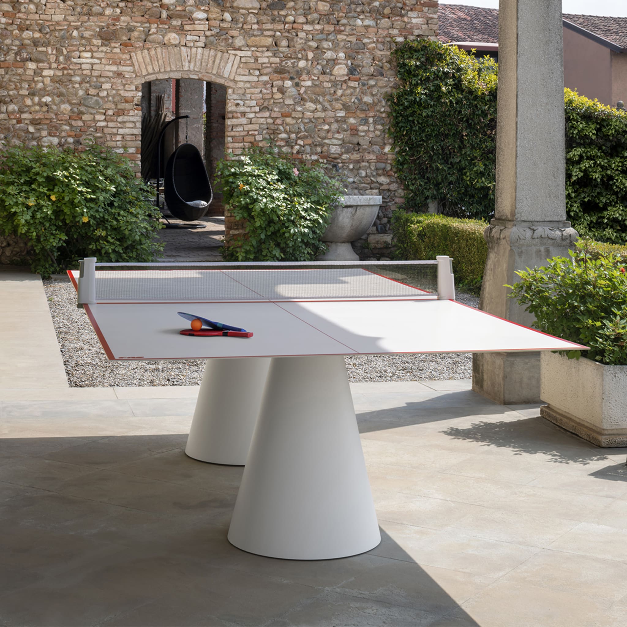 Dada Outdoor White Ping Pong Table by Basaglia + Rota Nodari - Alternative view 5
