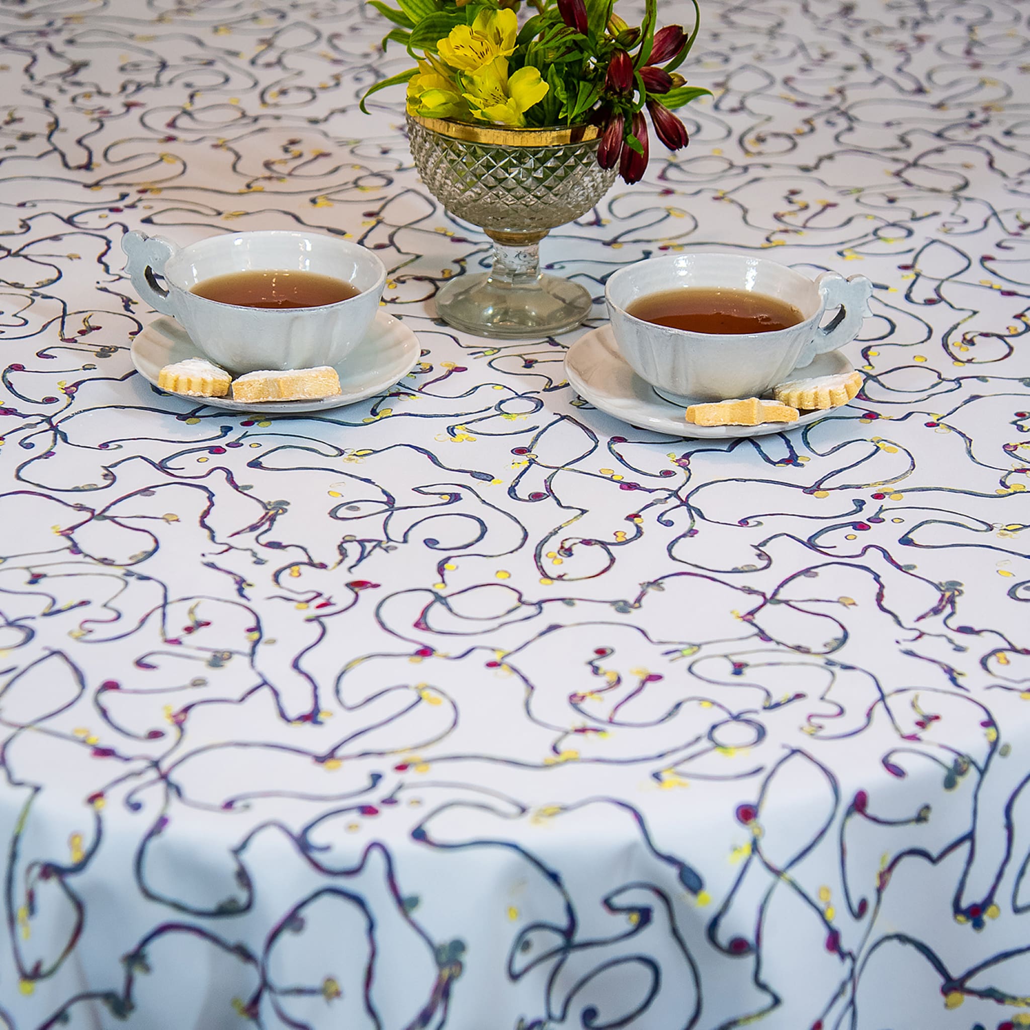 Gocce di Luce White Tablecloth - Alternative view 2