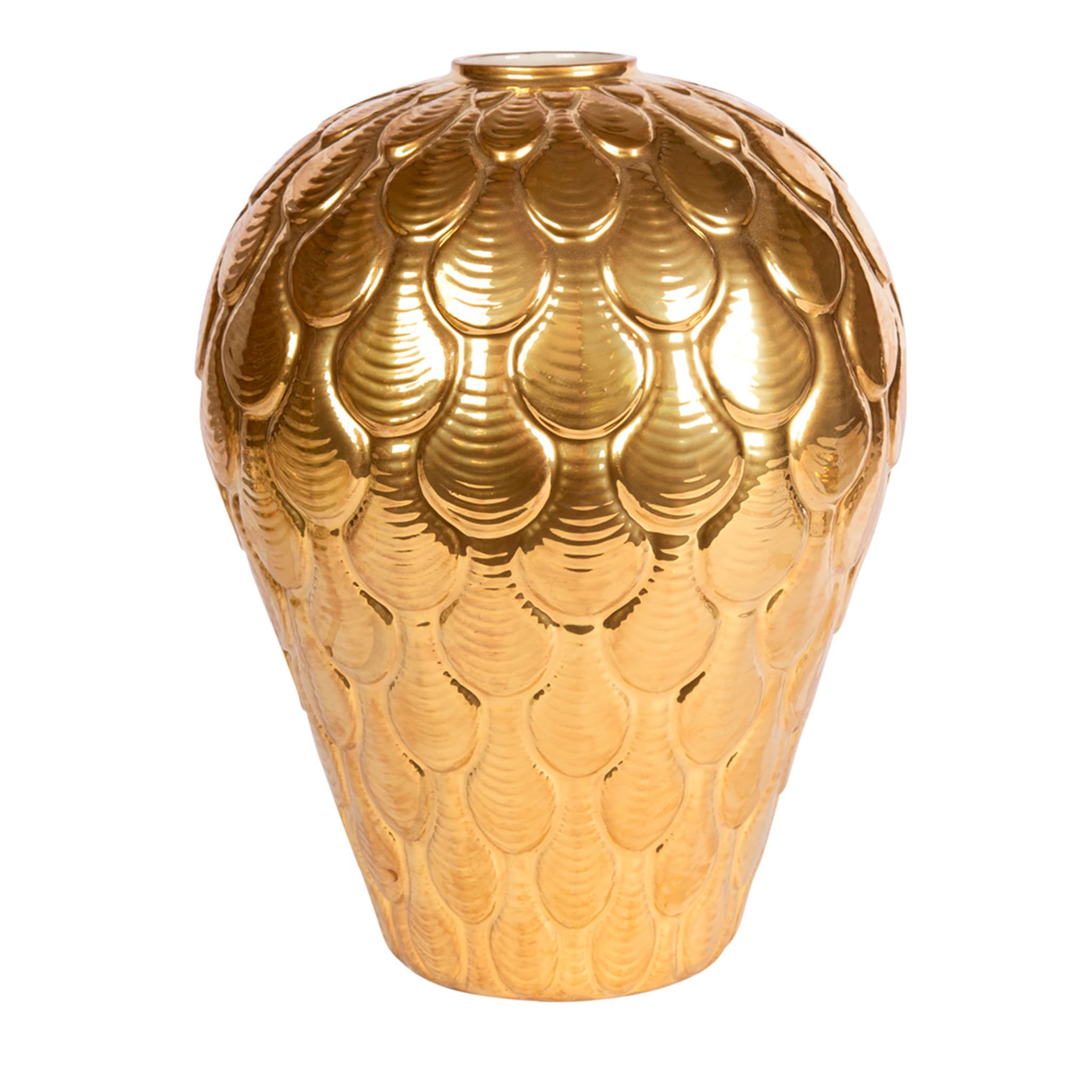 LARGE COQUILLE VASE - GOLD - Main view