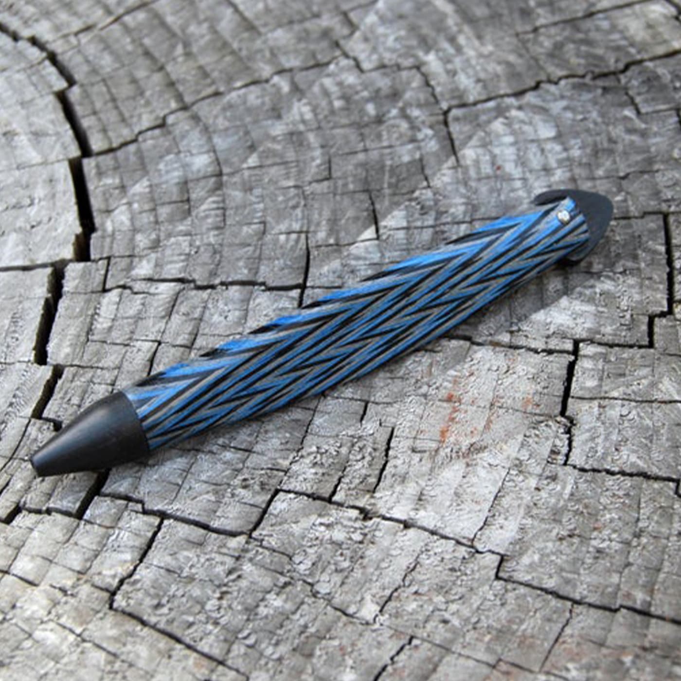 21st Century Blue sculpted Pen - Limited Edition  - [1+2=8]