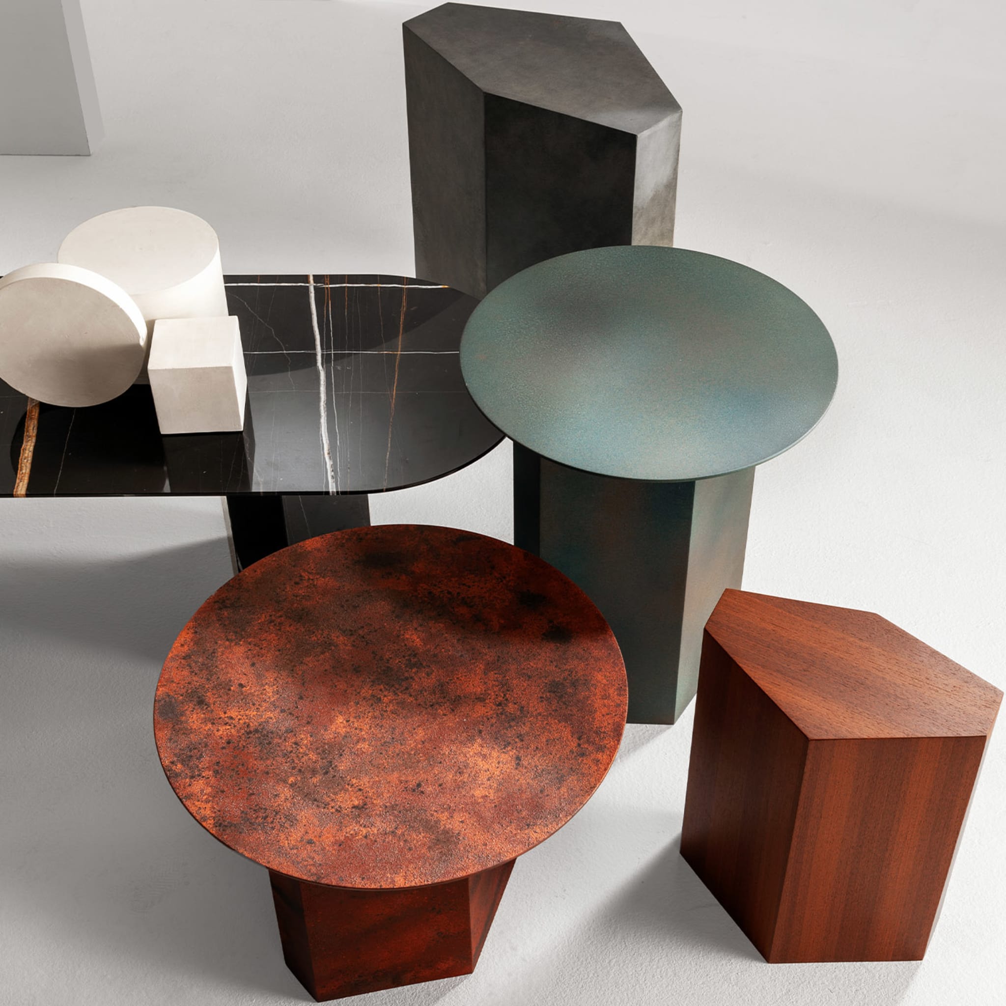 Imperfetto Copper Green Side Table - Alternative view 2