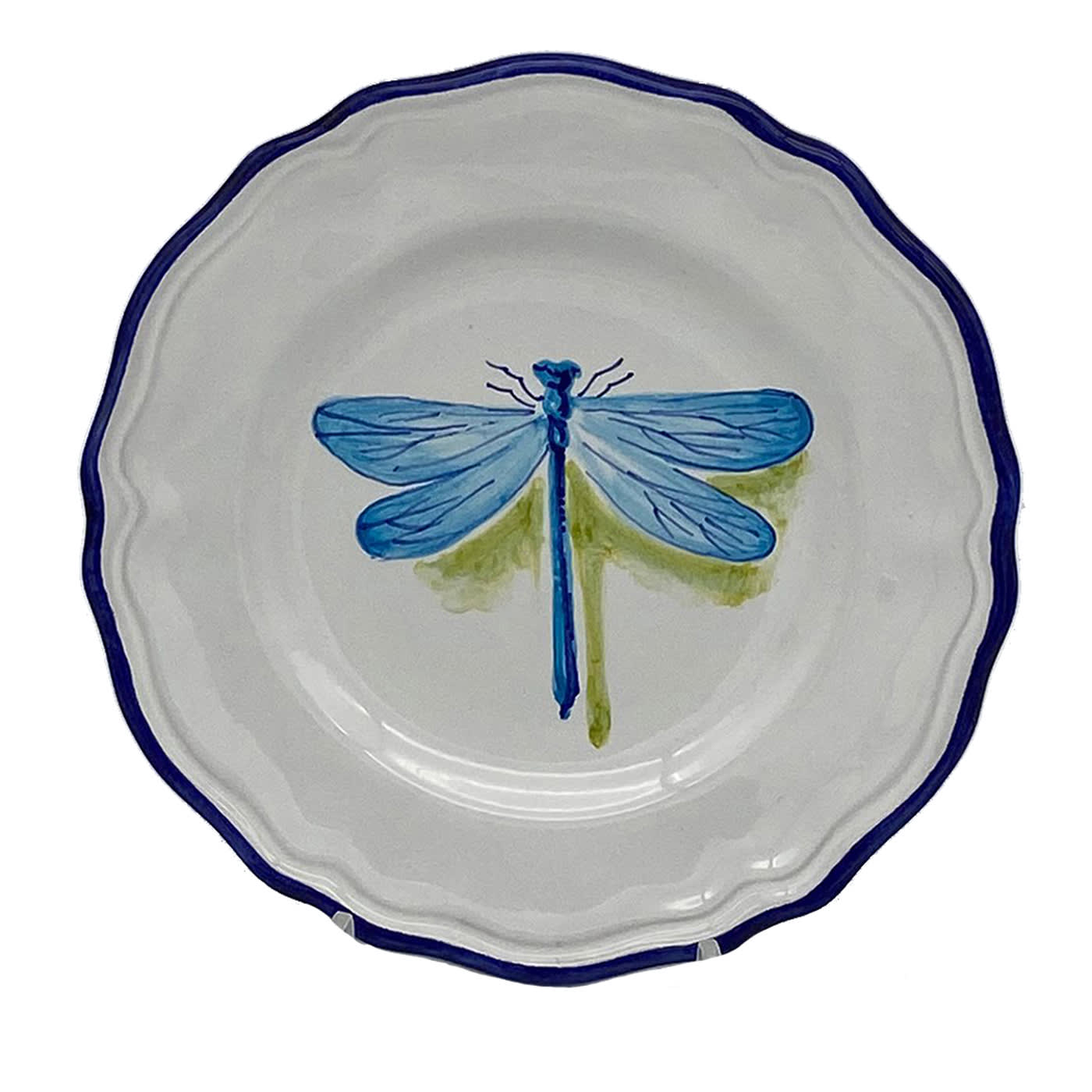 Insetti Blue Dinner Plate - Les Ottomans