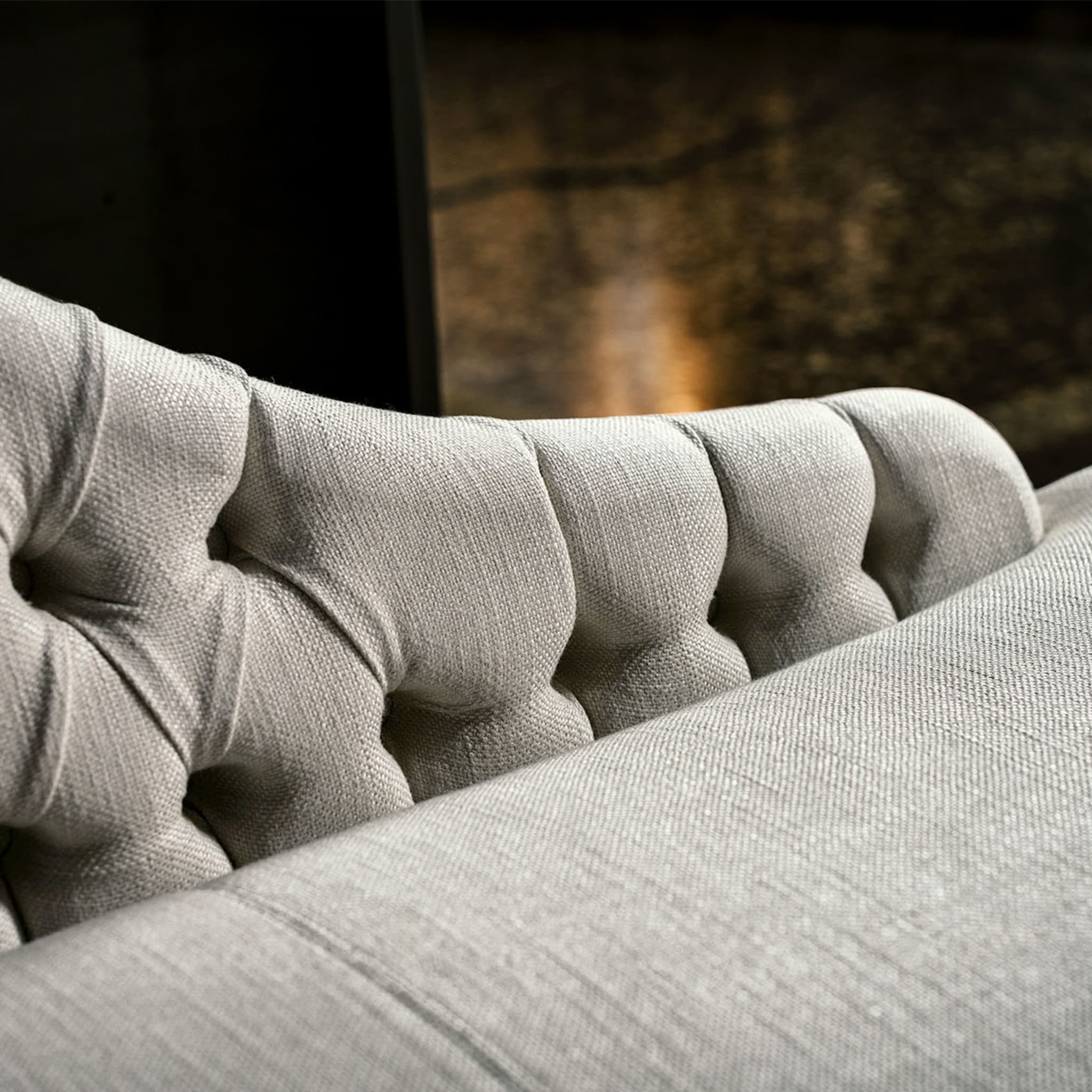Penelope Asymmetrical Gray Sofa - Alternative view 2
