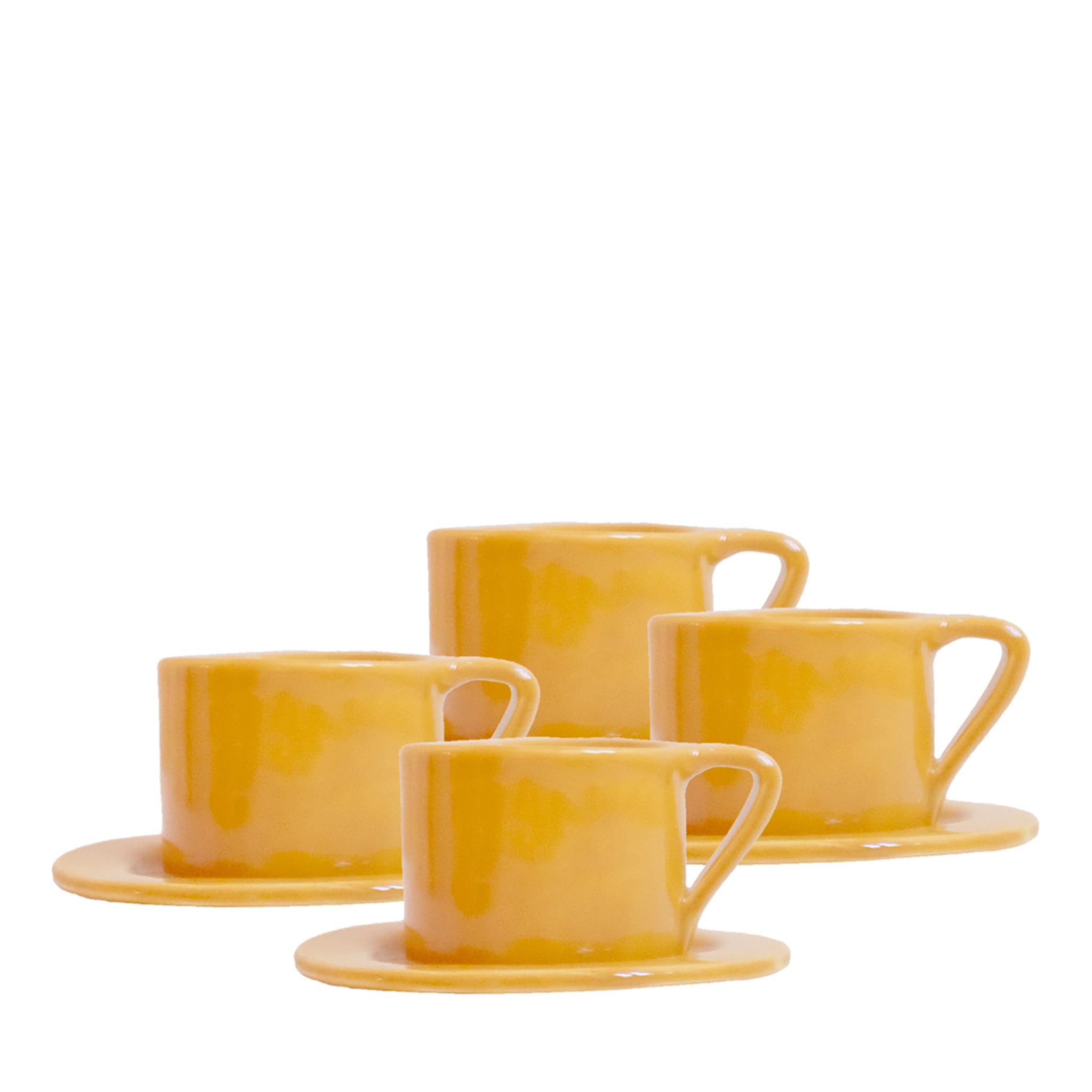 Milano Sole Set of 4 Espresso cups and saucers - Main view