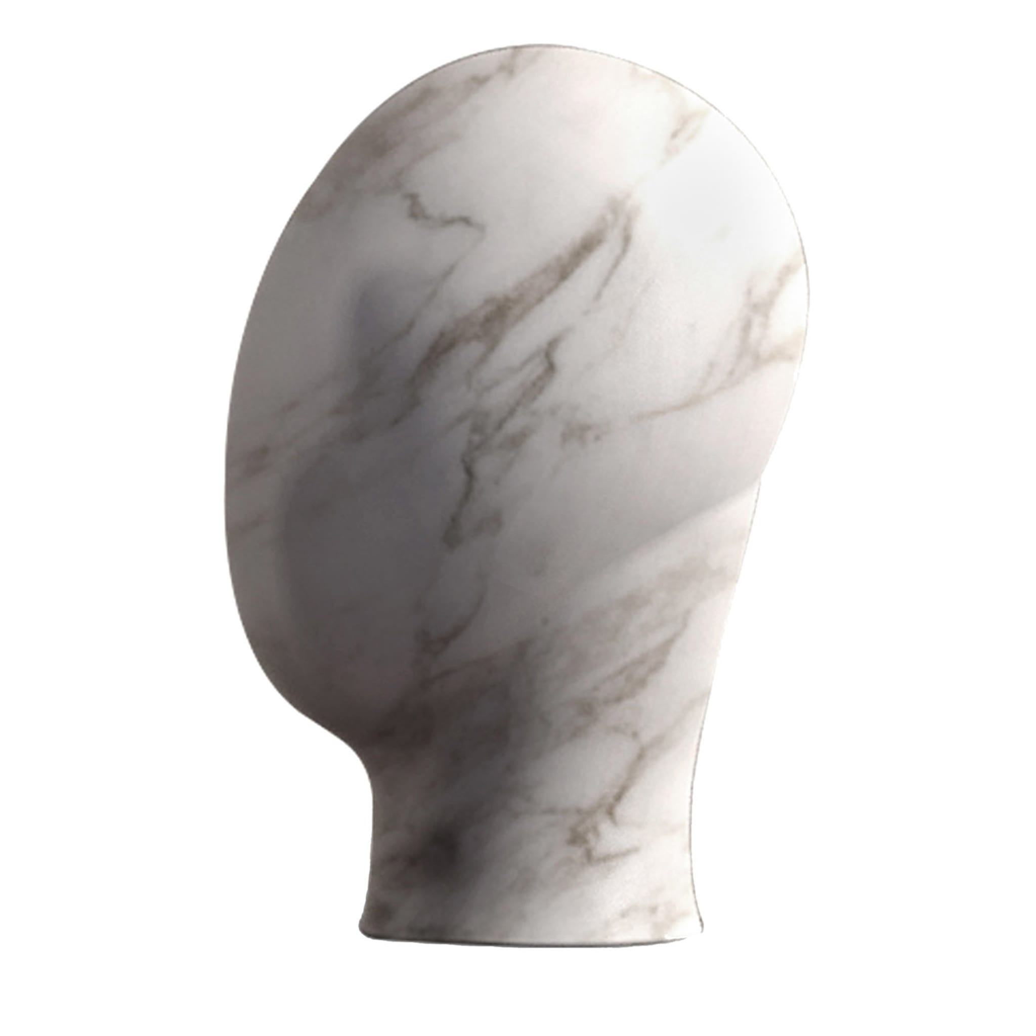 Köpfe Carrara-Marmor Monolithische Skulptur - Hauptansicht