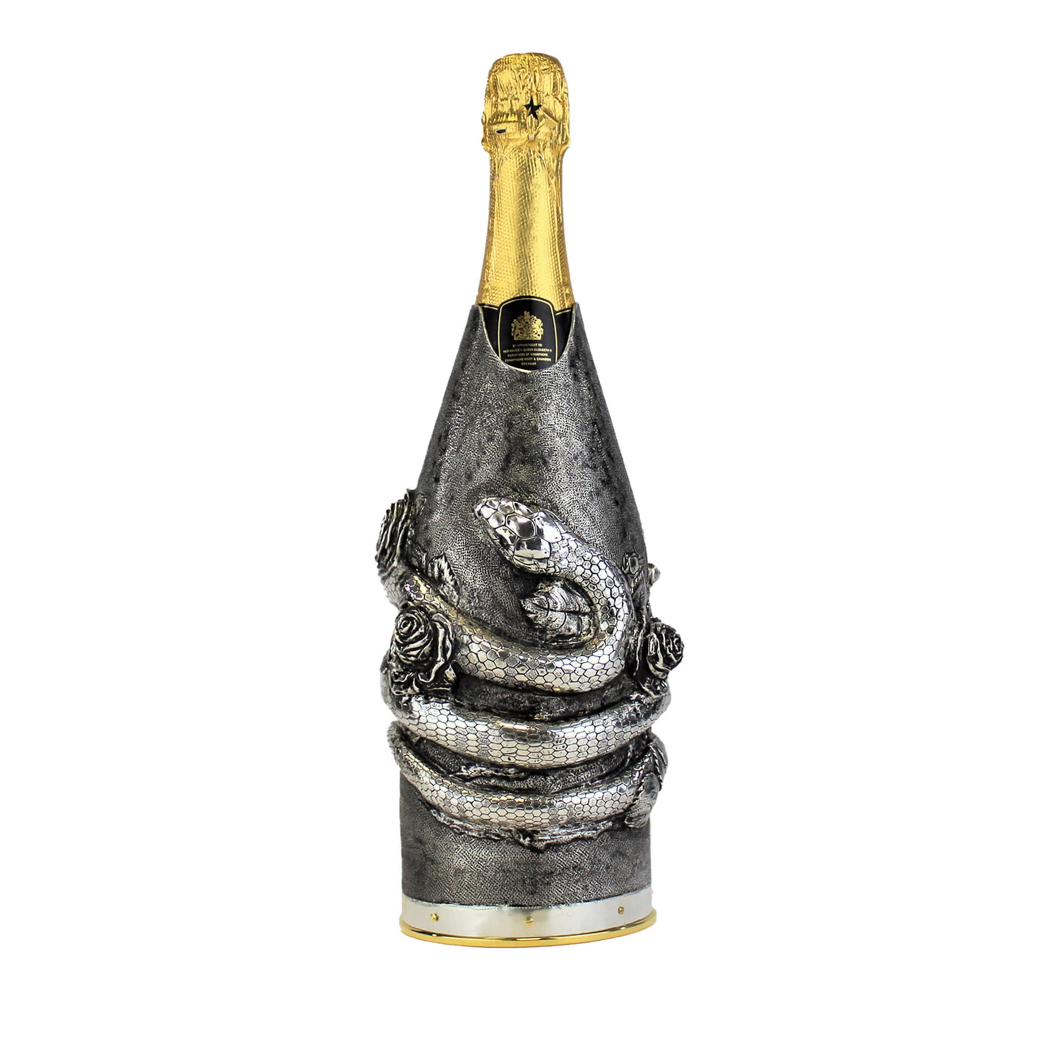 Couverture de champagne Serpent et Roses - Vue principale