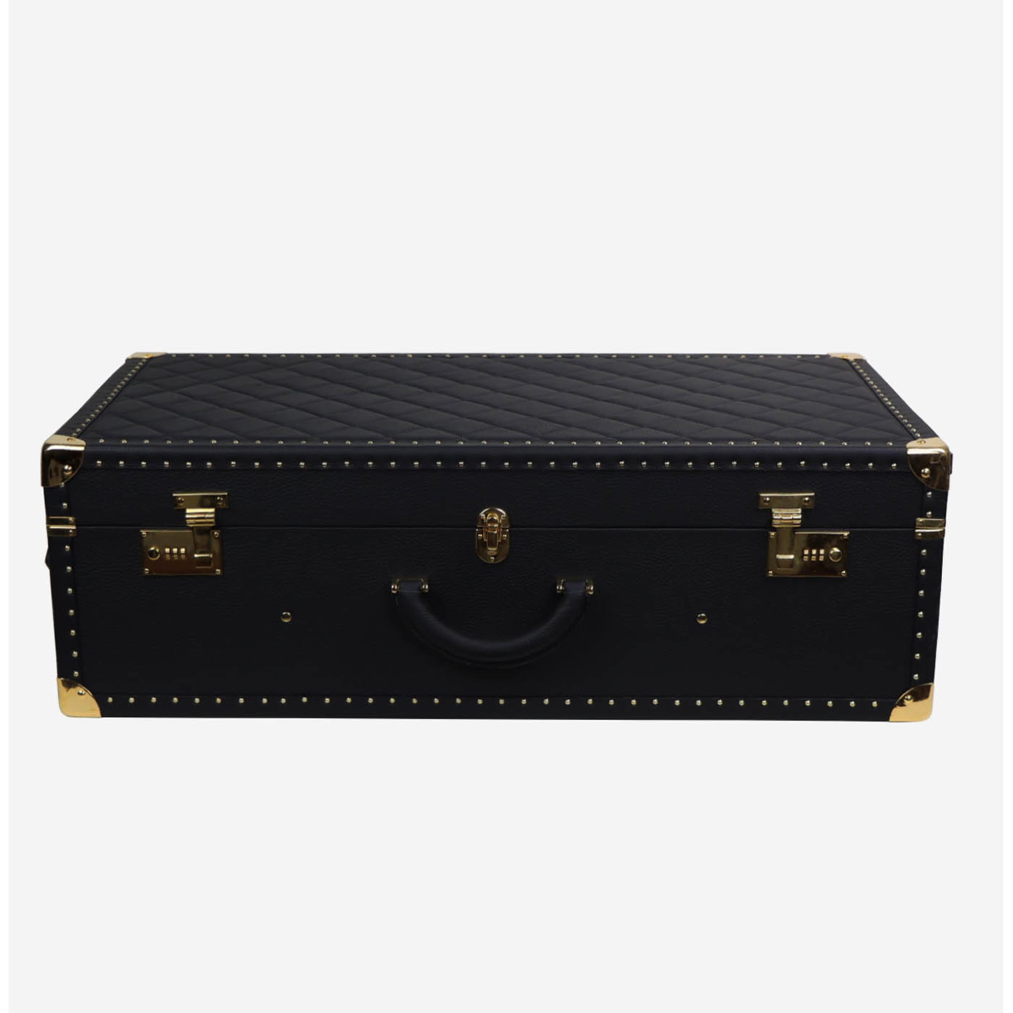 Regale Quilted Large Black Suitcase - Alternative view 3