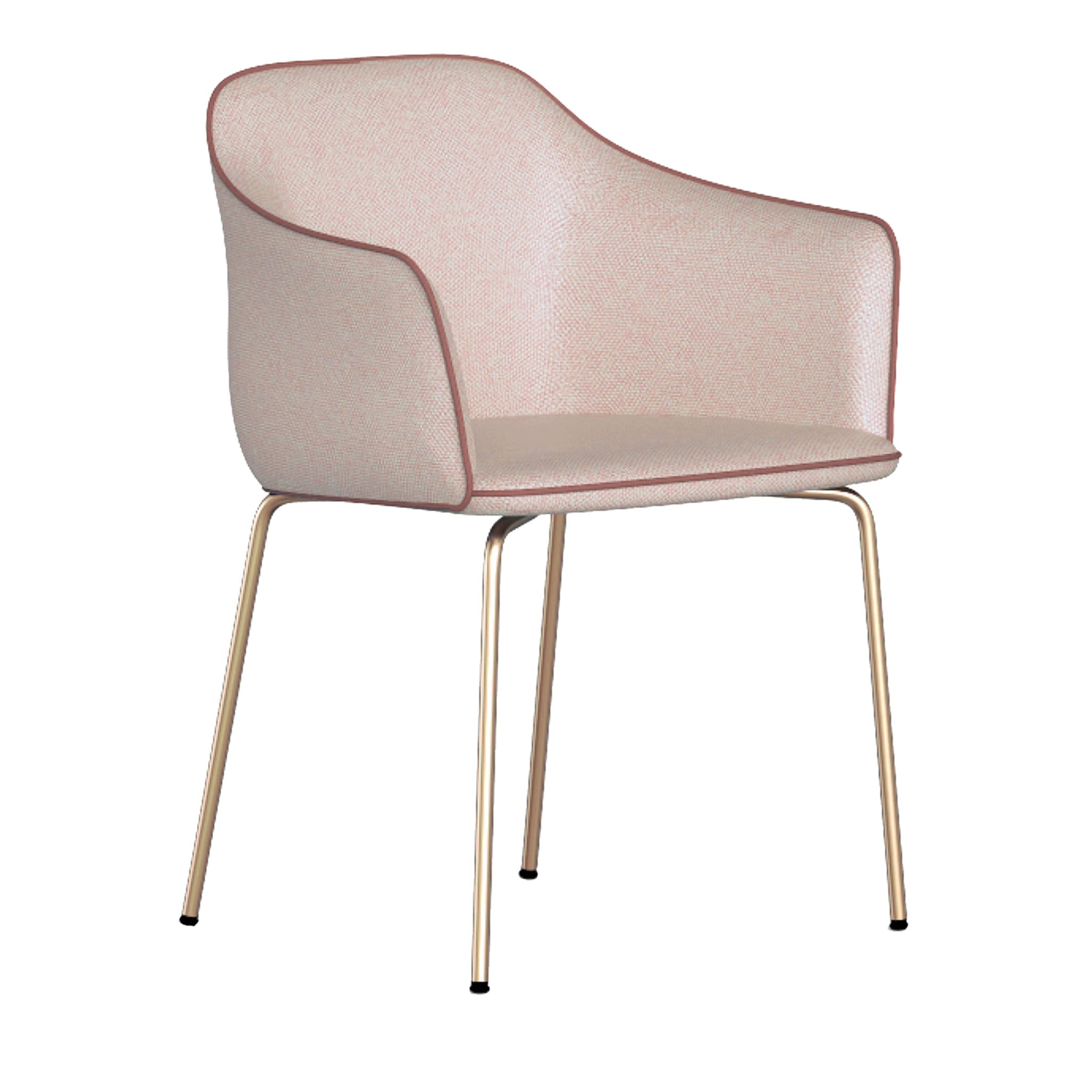 Cloe Powder Pink Dining Chair - Main view
