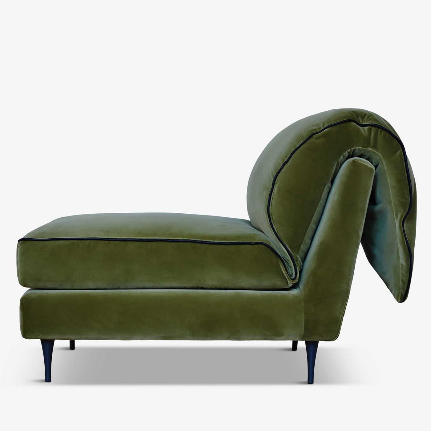 Olive green chaise discount lounge